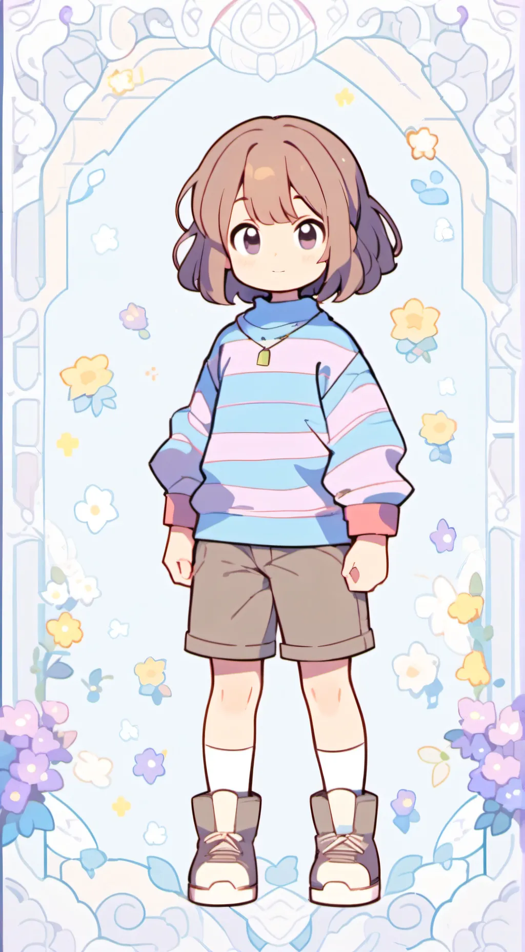 ai character: mha but  frisk background