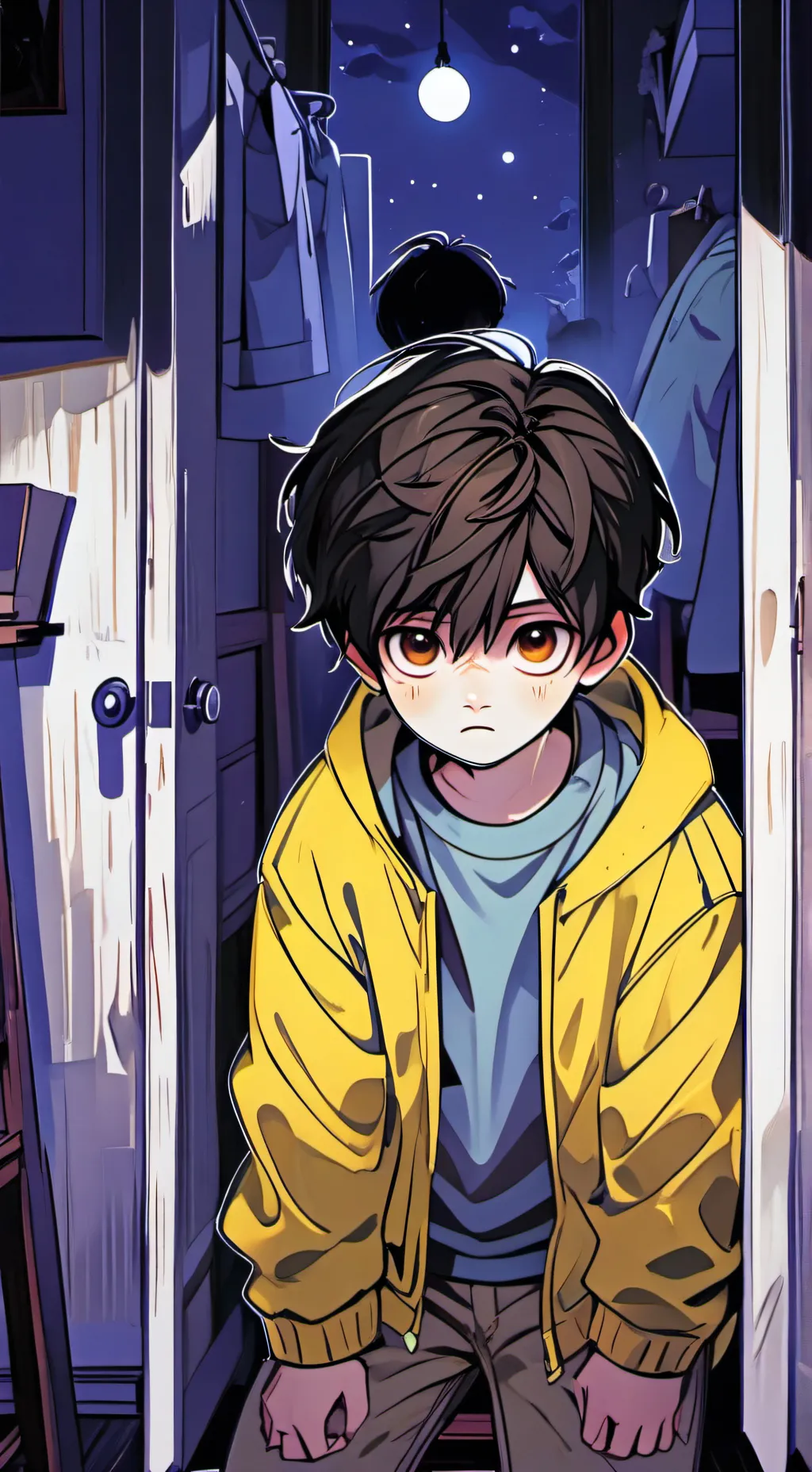 ai character: Rooms dorms? background