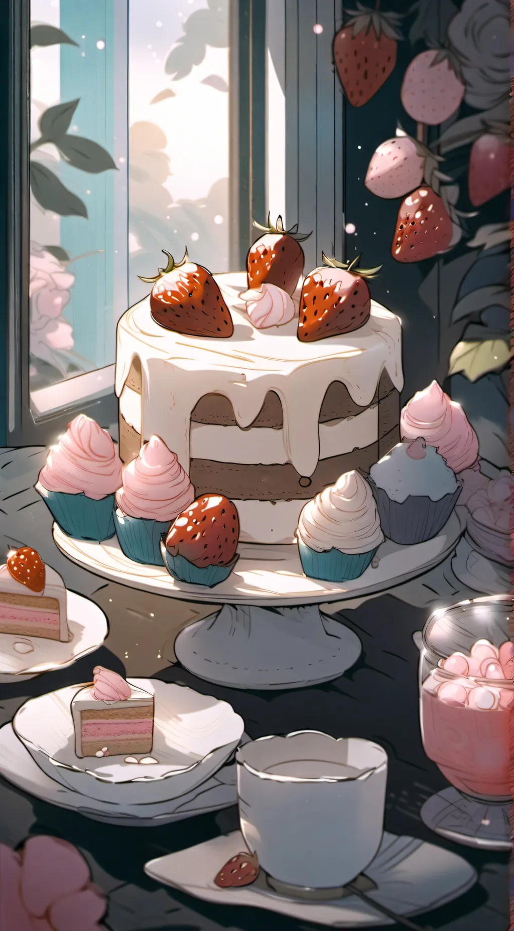 ai character: Ideas?(ง˃̶͈⚰˂̶́)ง background