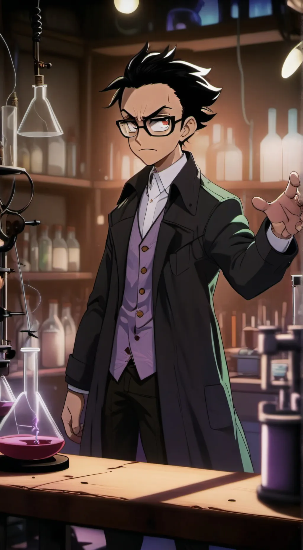 ai character: Autistic Dib  background