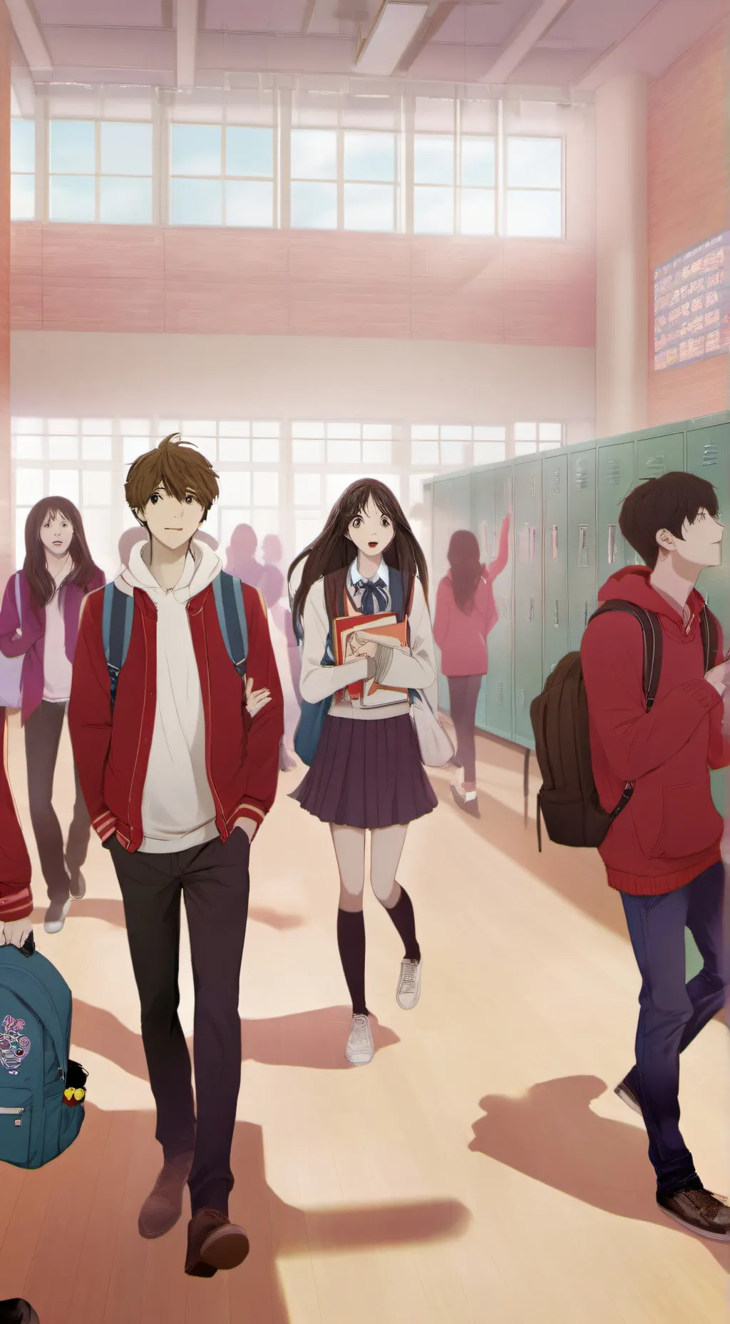 ai character: new school  background