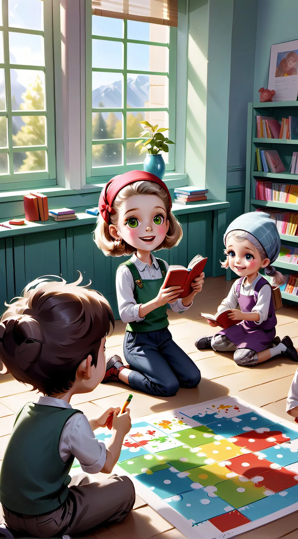 ai character: Preschool background