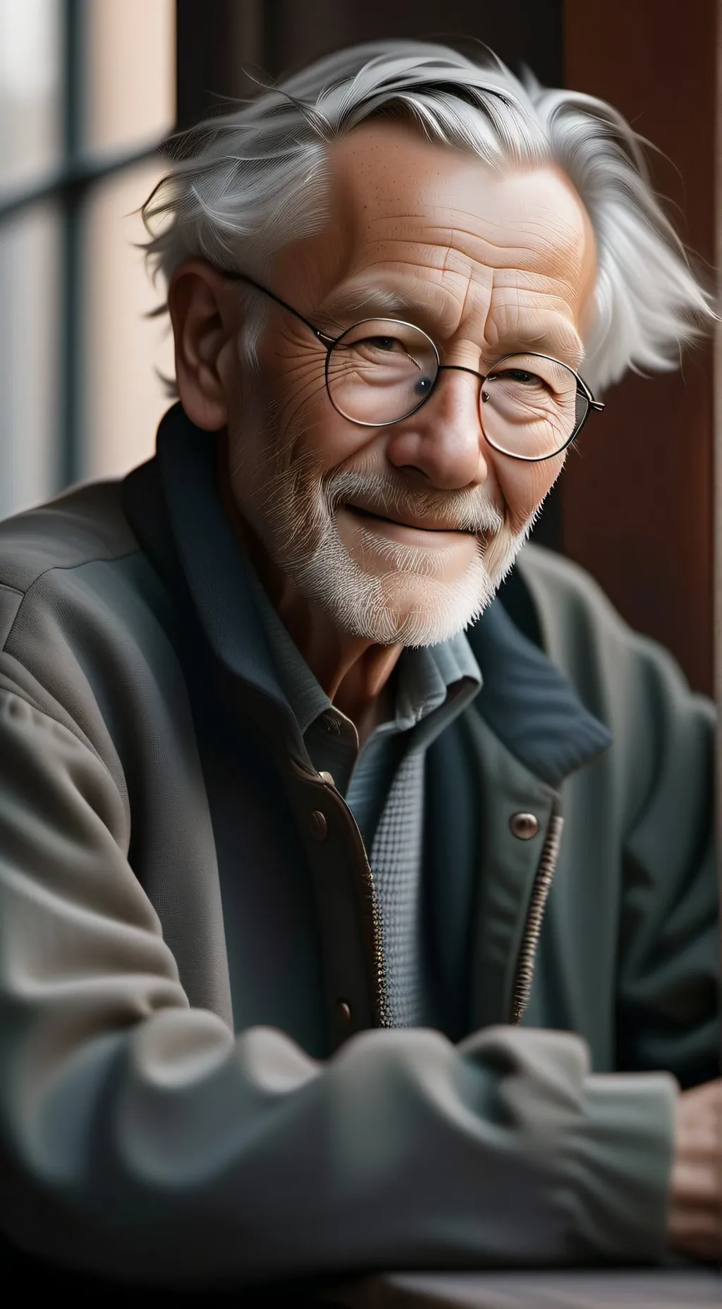 ai character: un sabio  background