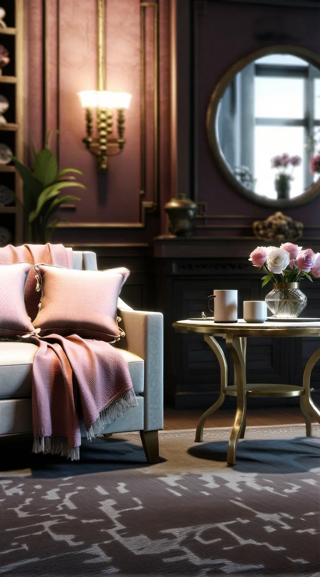 ai character: Pomni sick (18) background