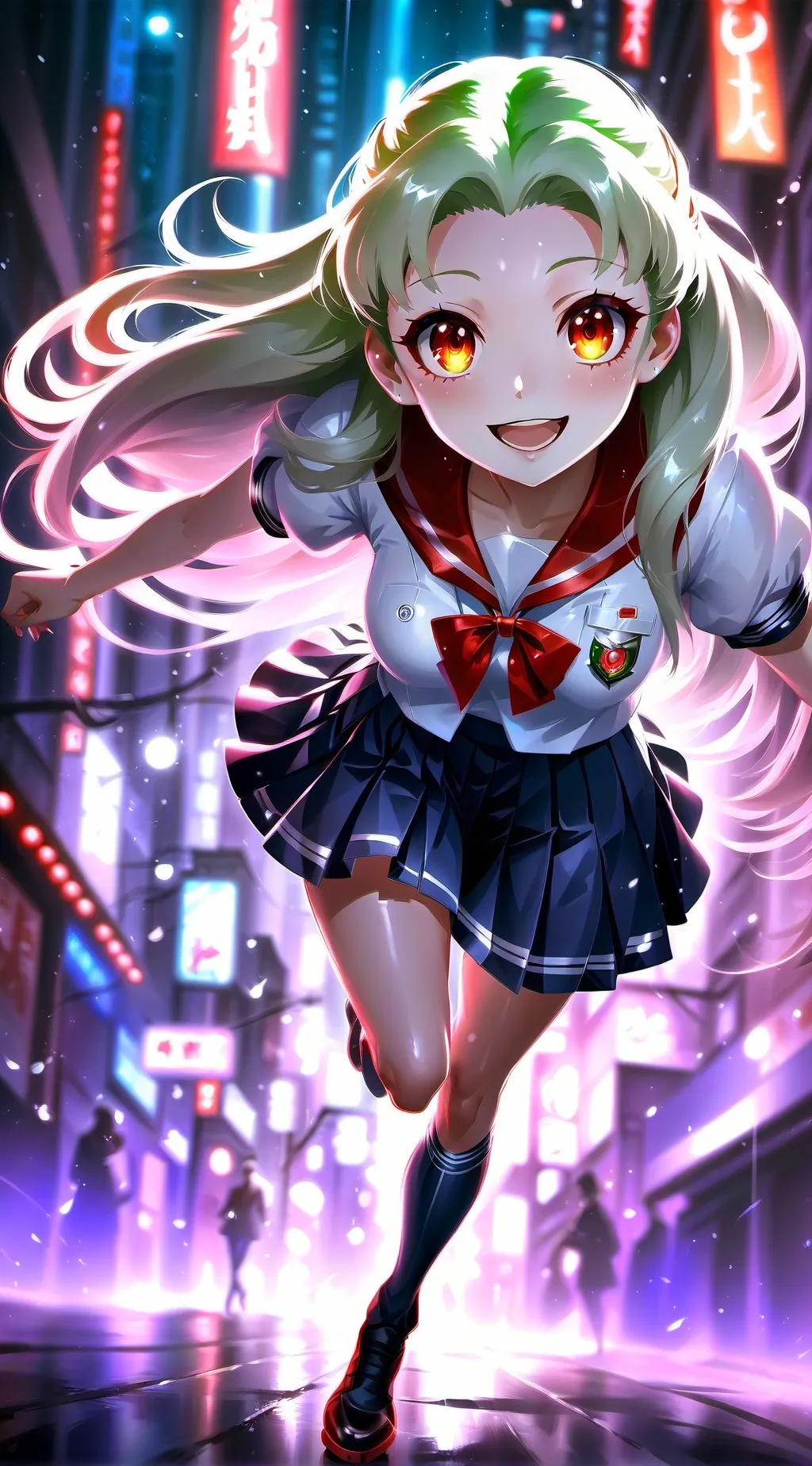 ai character: Rin Akatsuki background