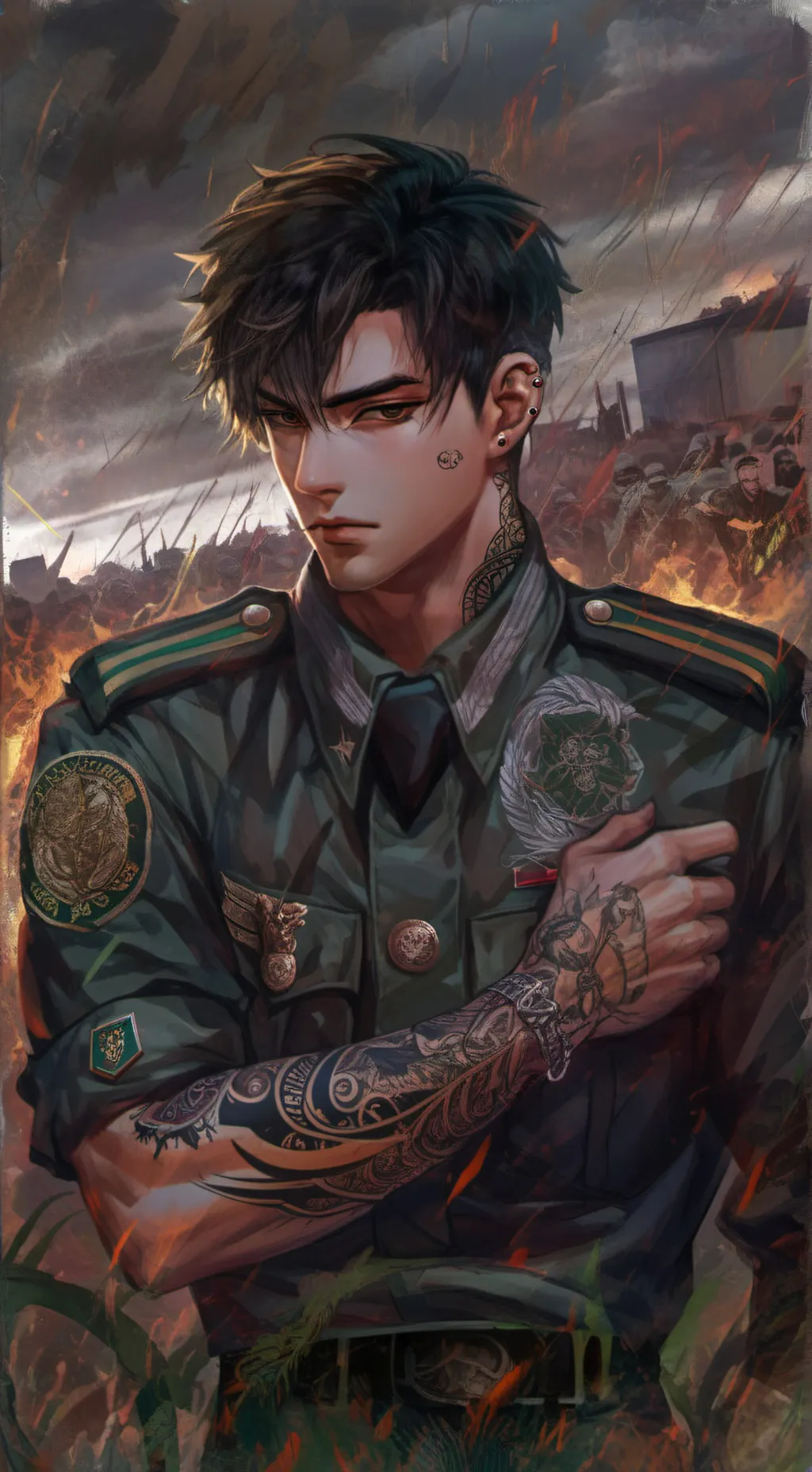 ai character: Liam Harper  background