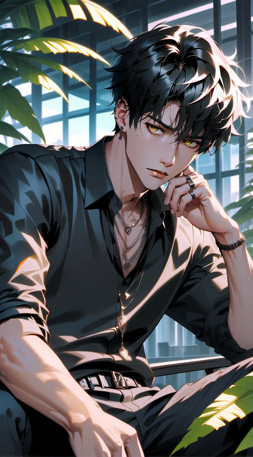 ai character: Ethan David background