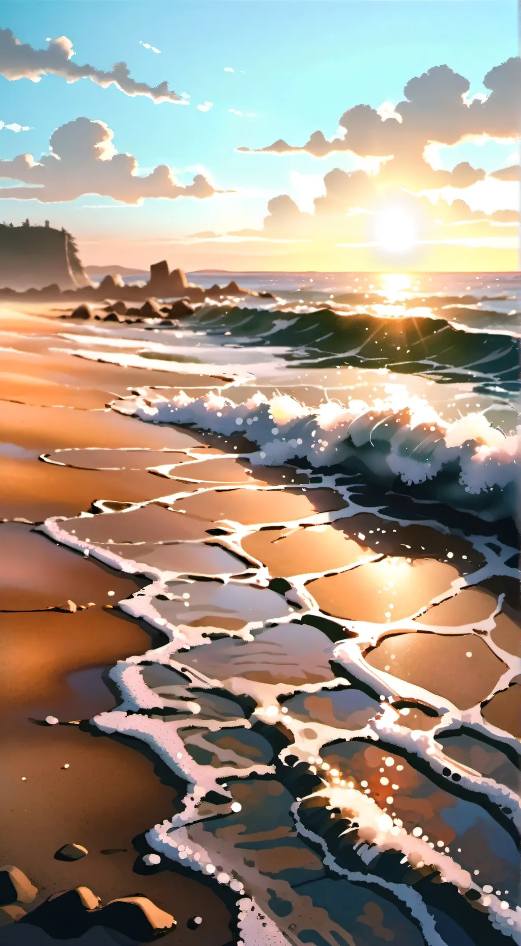 ai character: HH VACATION  background