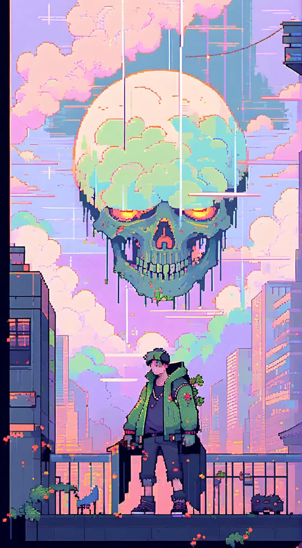 ai character: Zombie monster  background