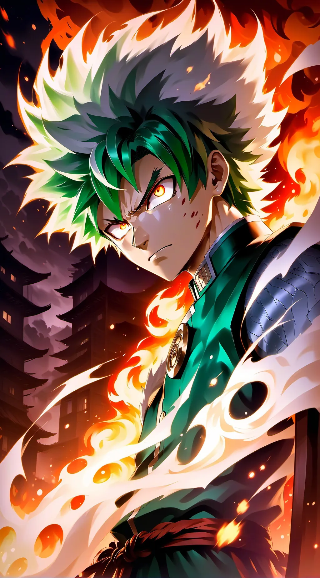 ai character: deku background