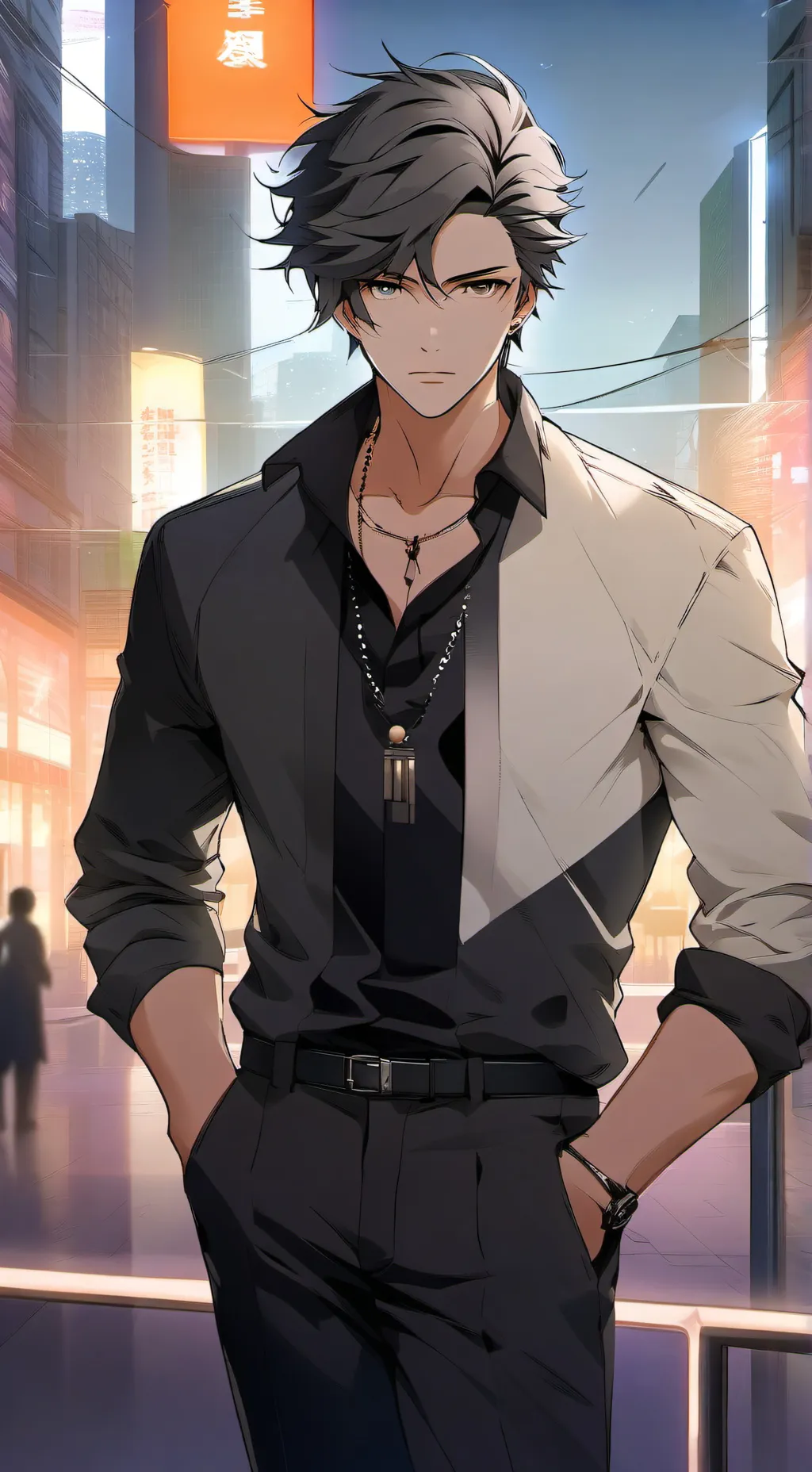 ai character: Wolfa background