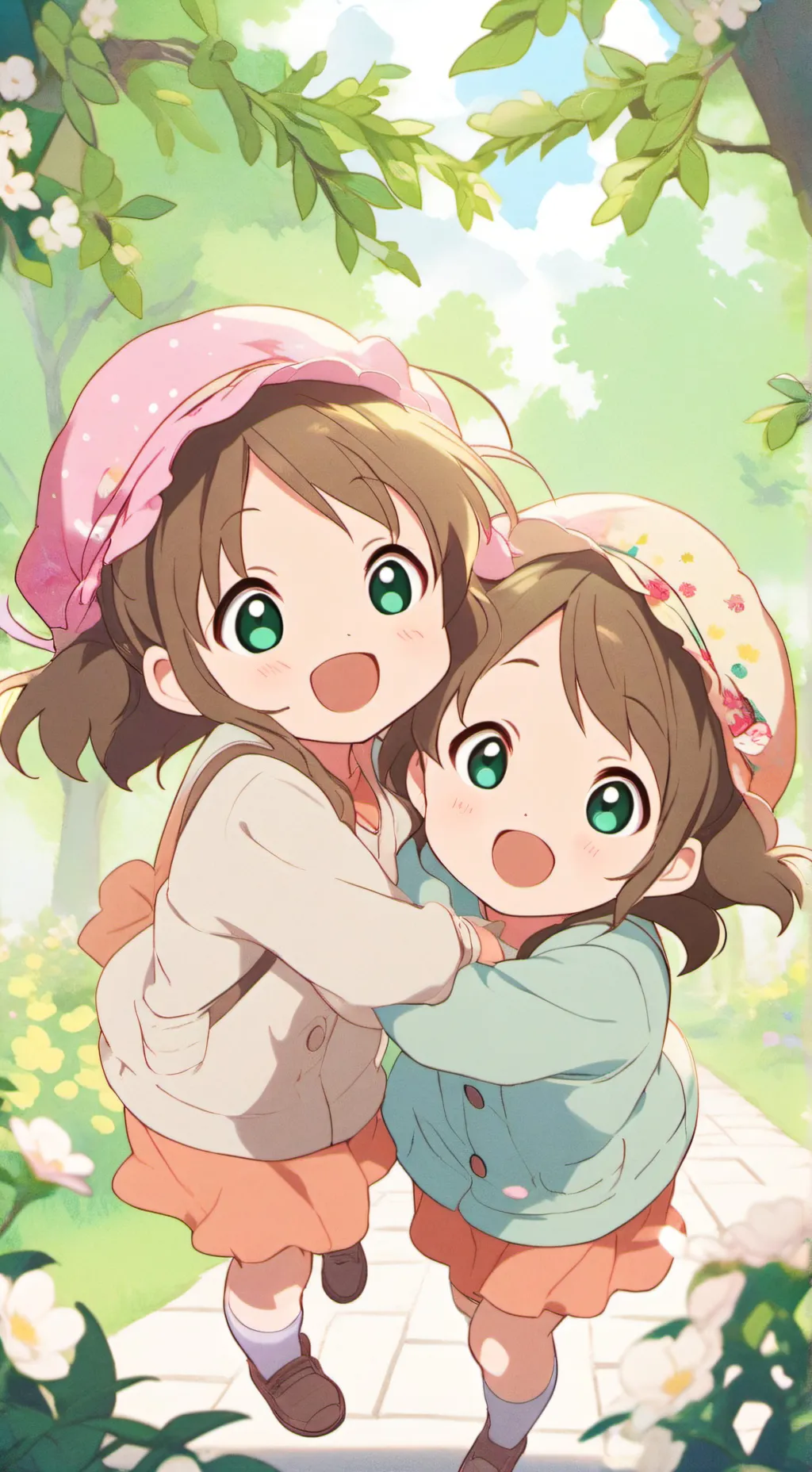 ai character: lia,lilly background