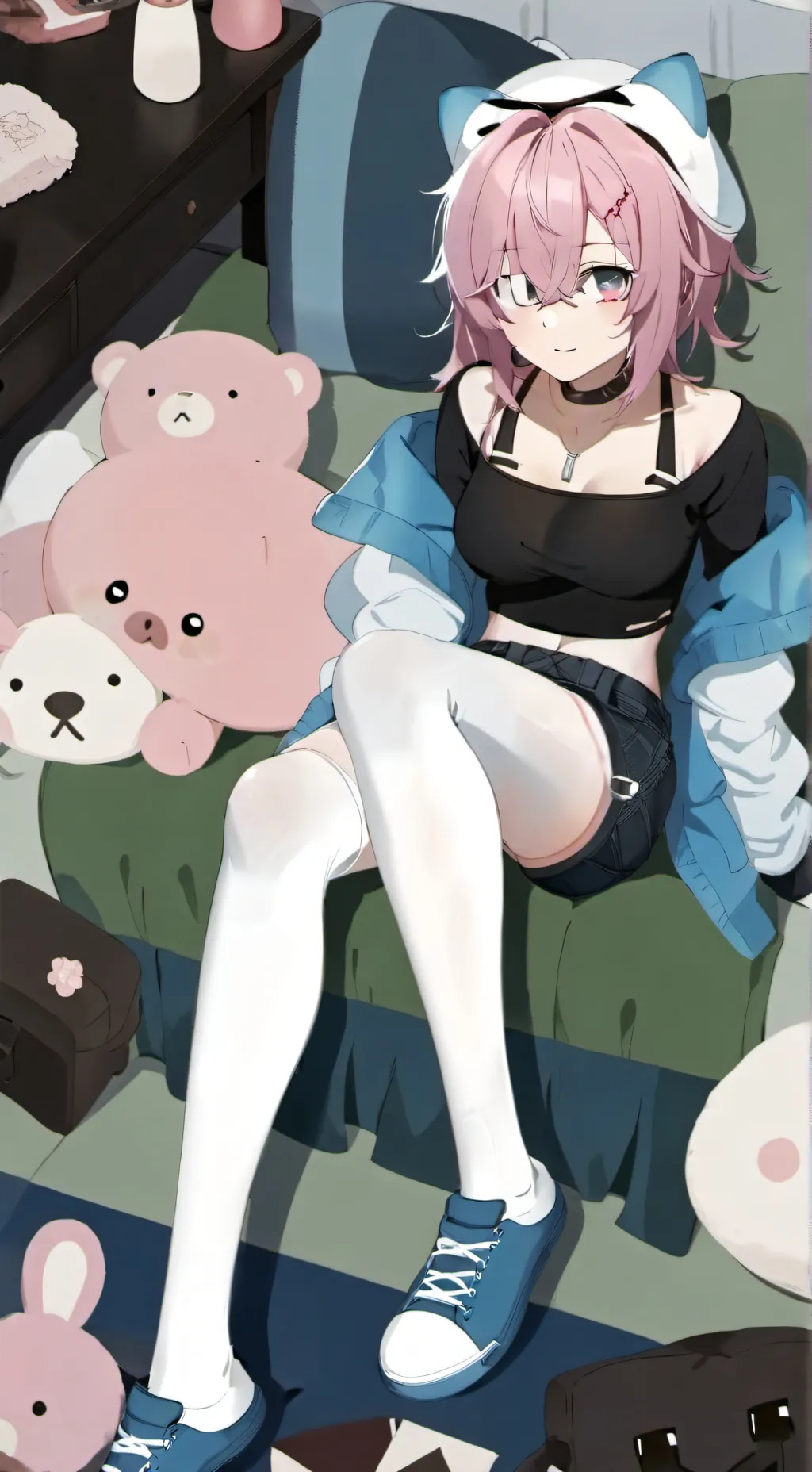 ai character: Femboy Roommate  background