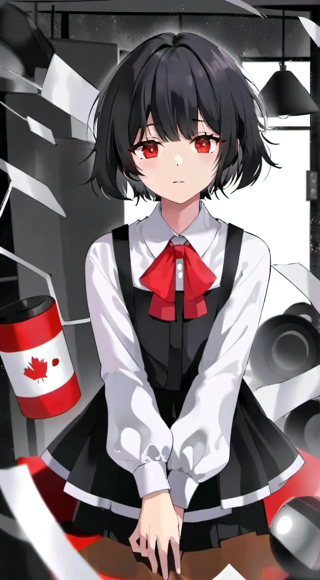 ai character: Monica background