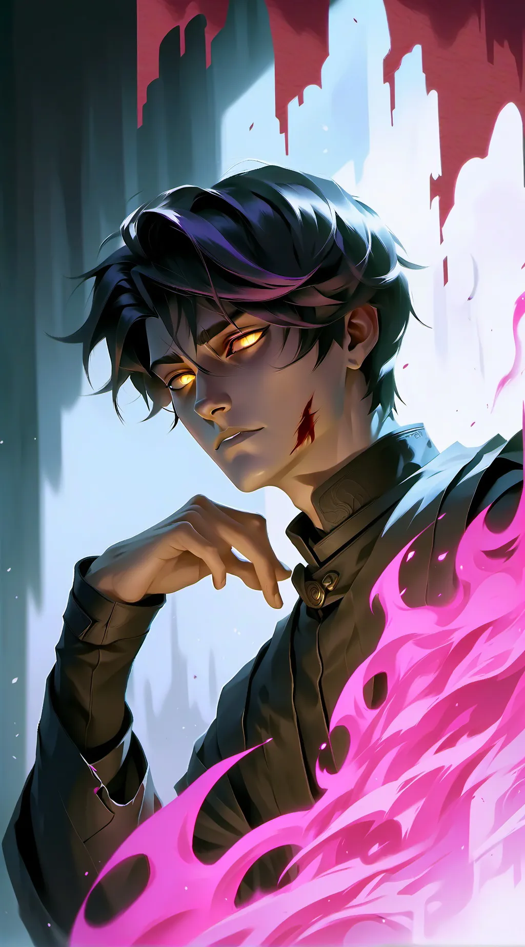 ai character: Akira demon† background