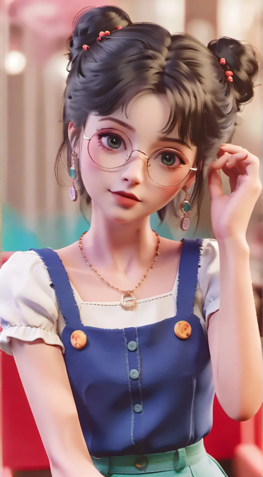 ai character: Meet me ig?  background