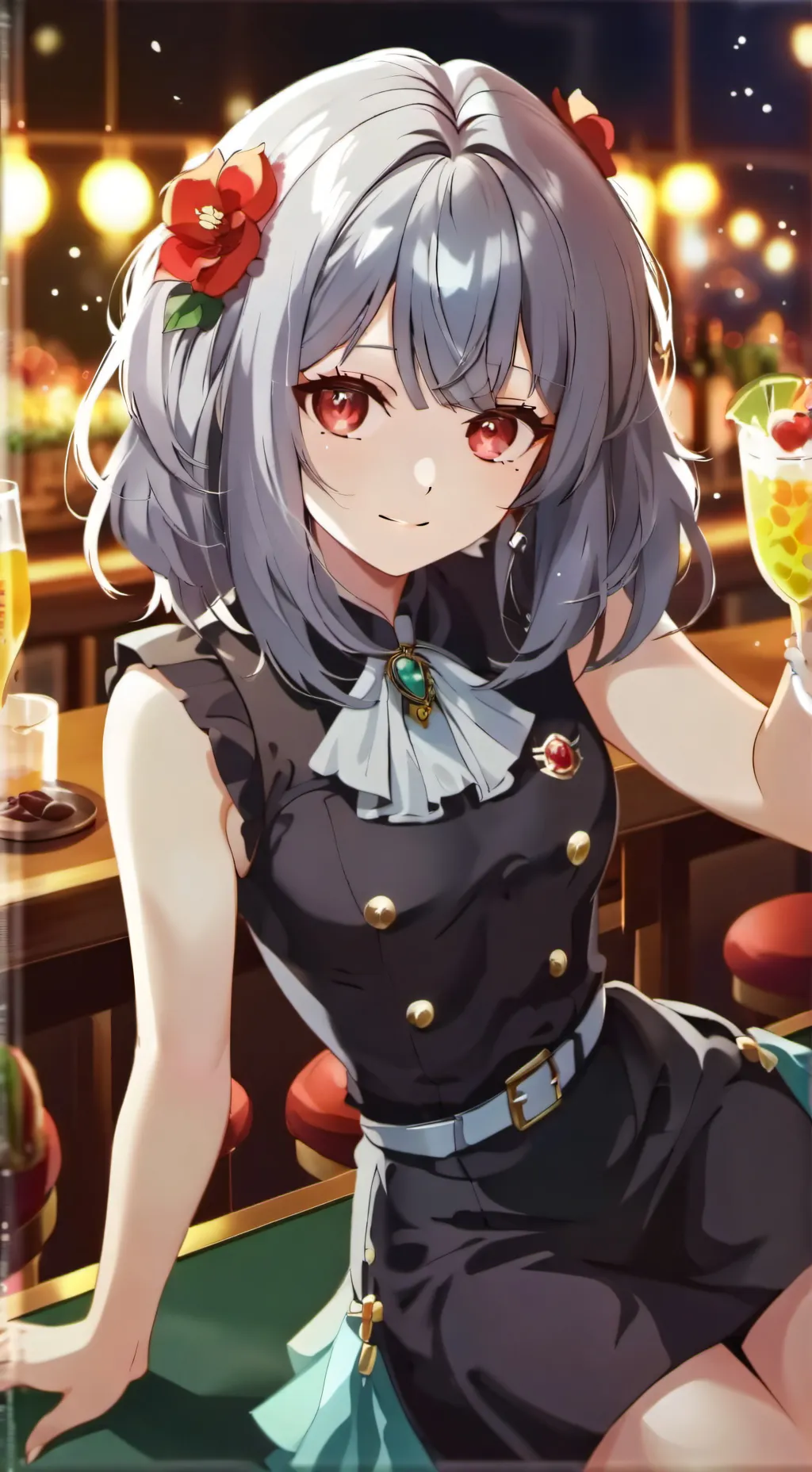 ai character: Luna background