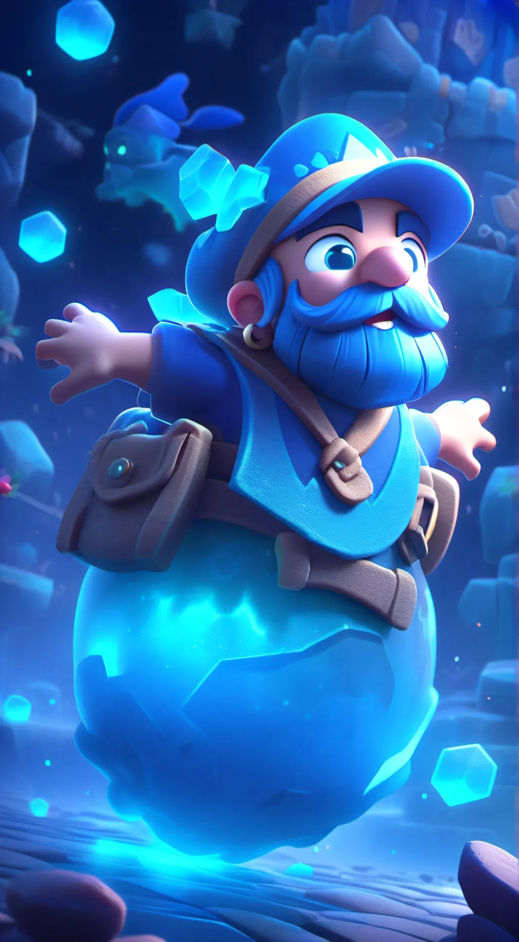 ai character: Christmas *Kny* background