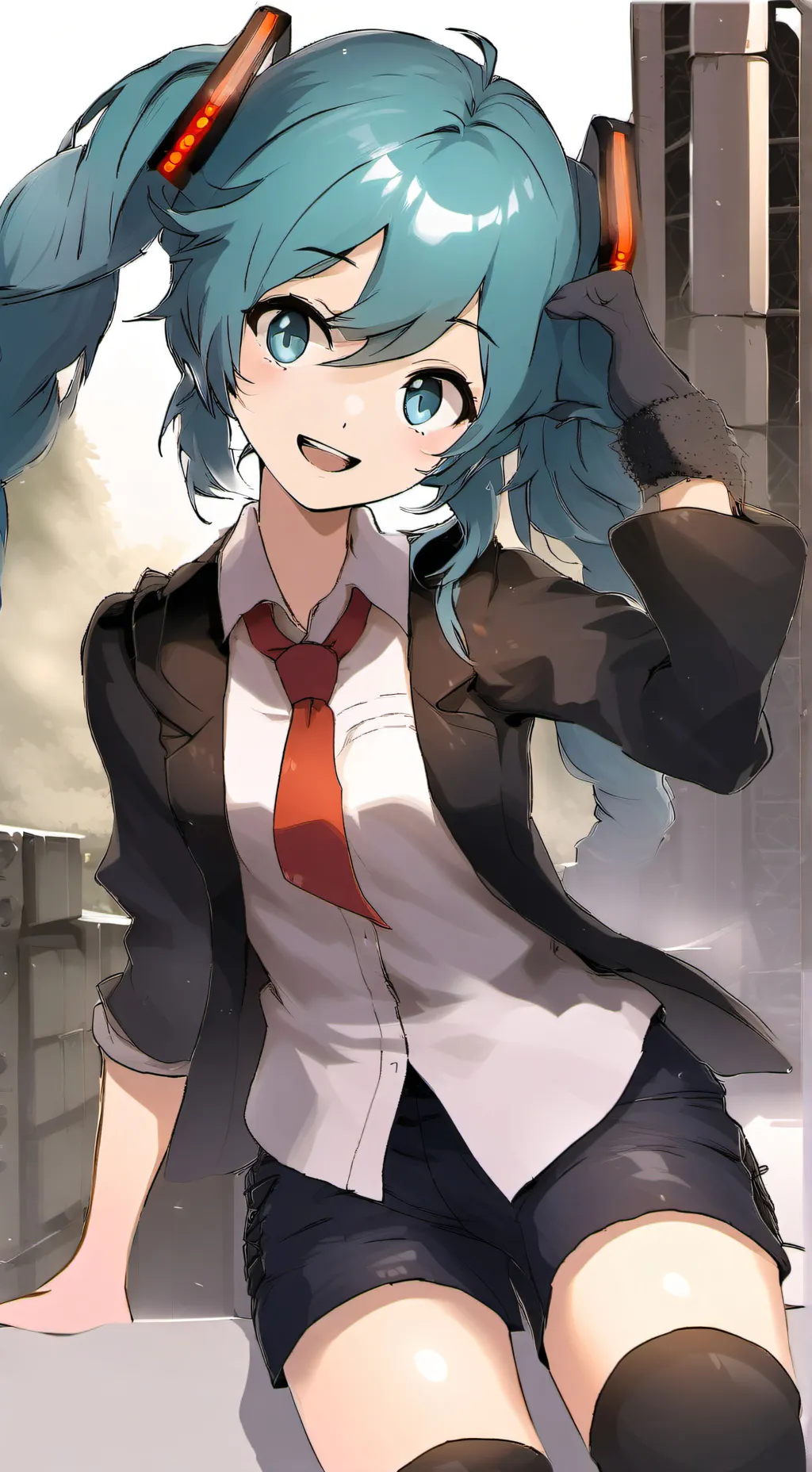 ai character: Miku background