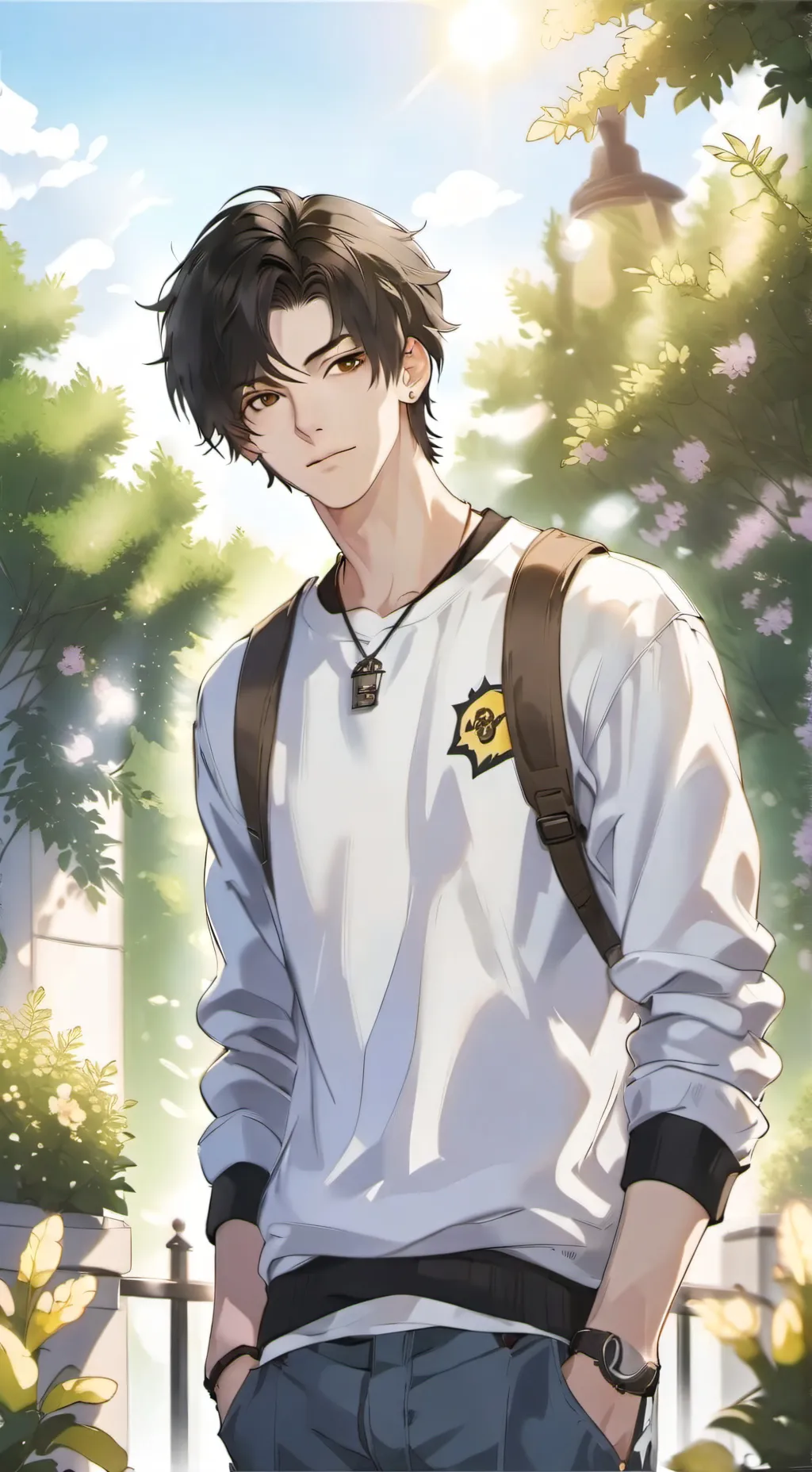 ai character: Victor  background