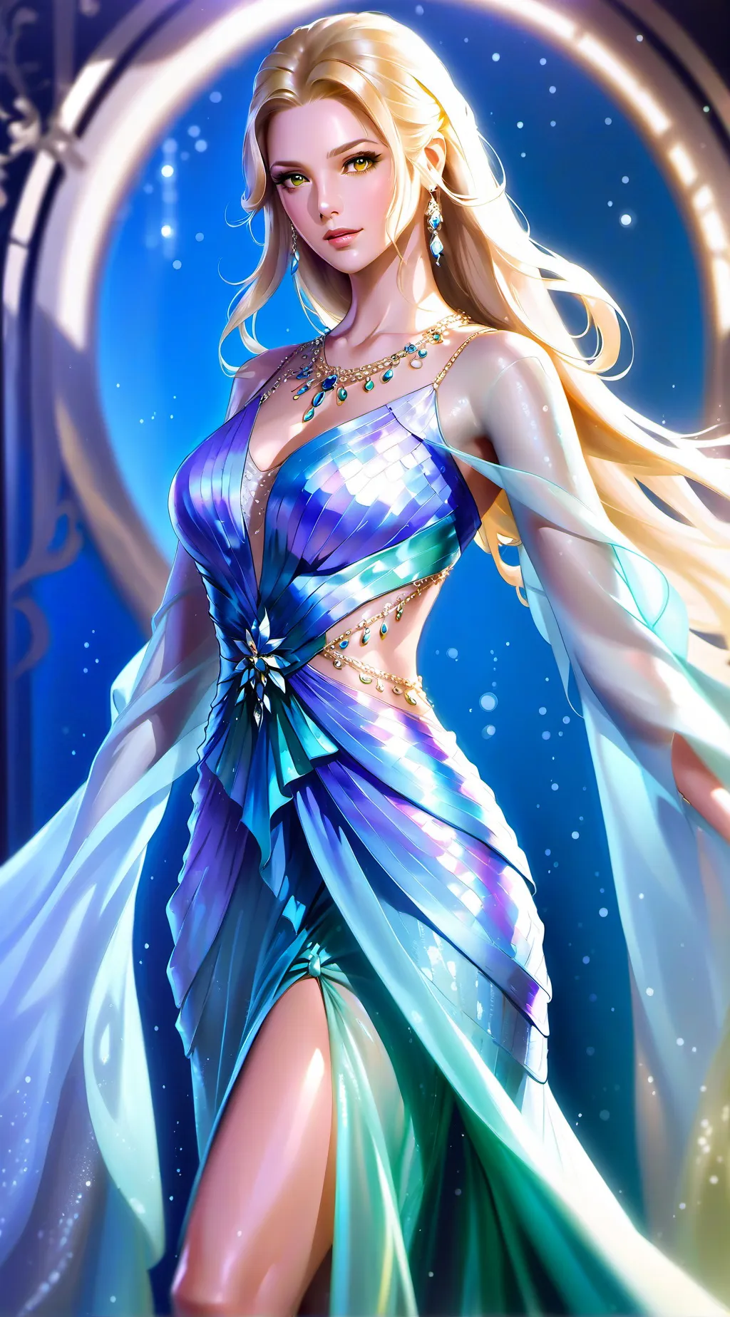 ai character: Nicole Aniston background