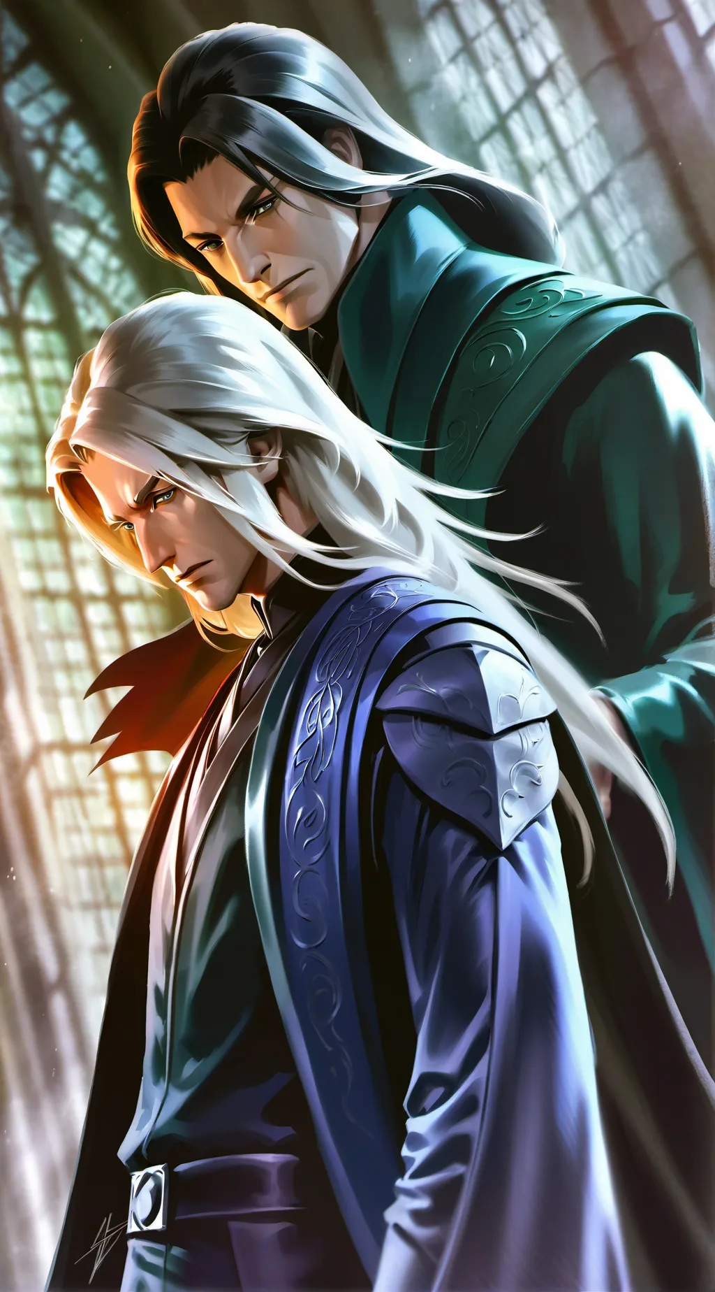 ai character: Lucius and Severus background