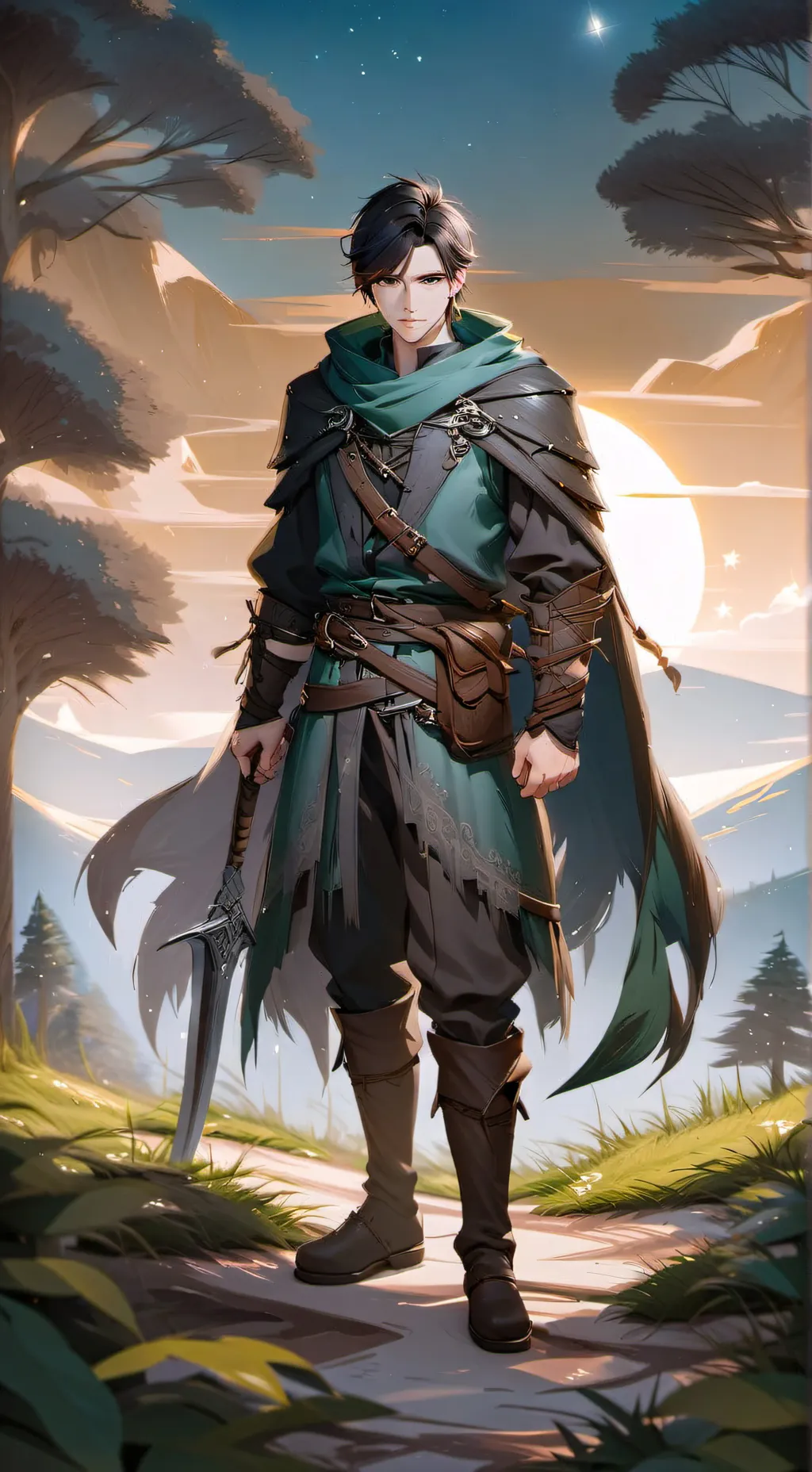 ai character: DS: New hashira background