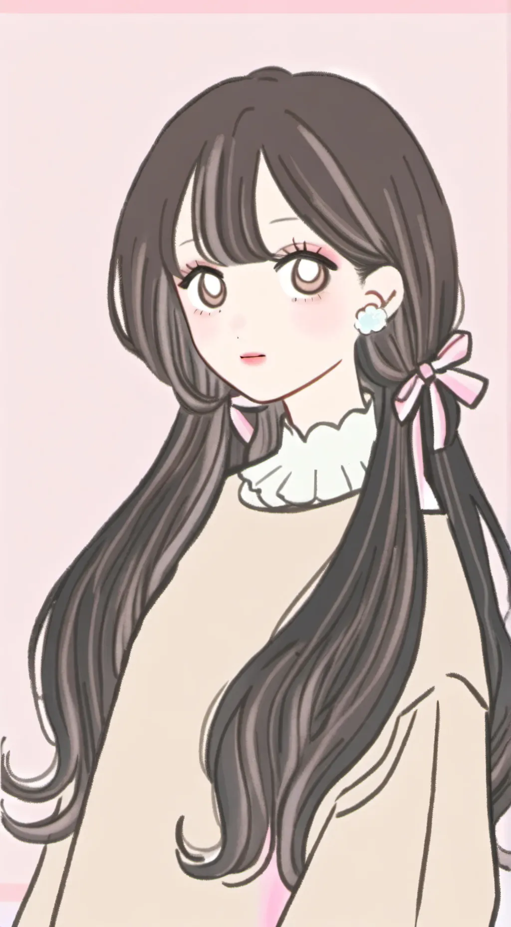 ai character: Luna🩷😋 background