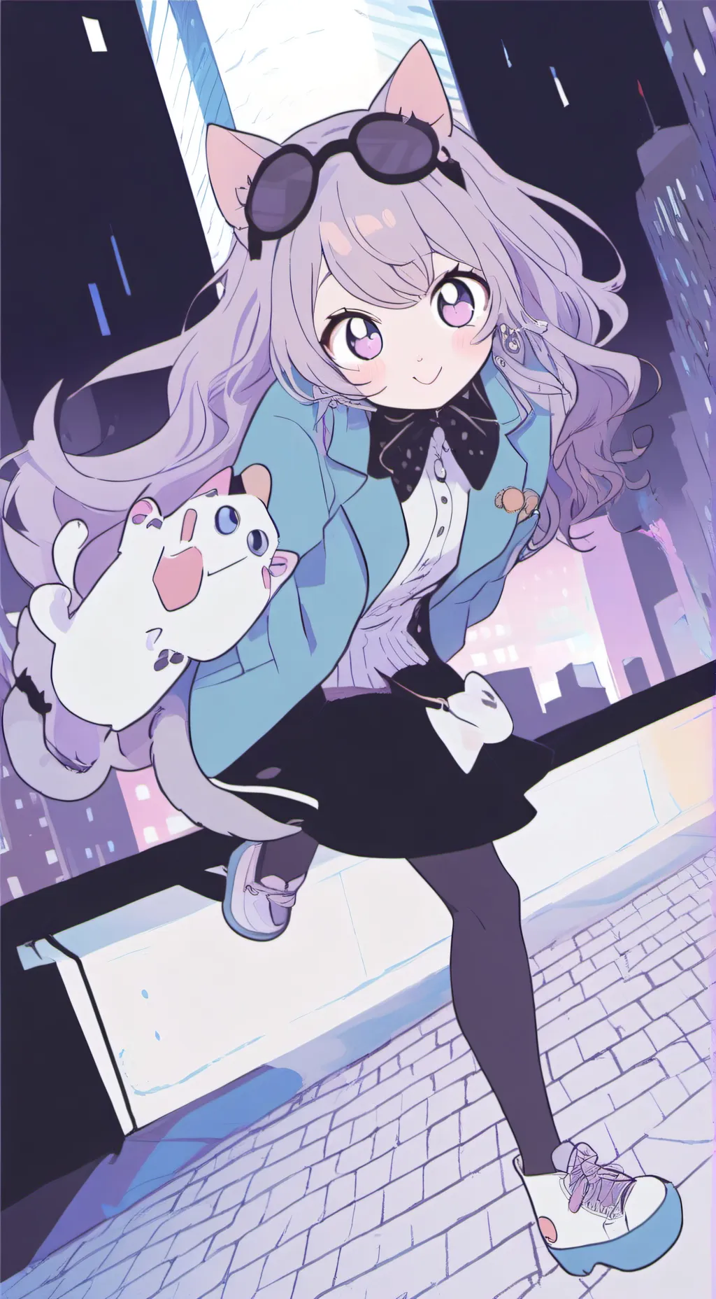 ai character: she won't let u go background