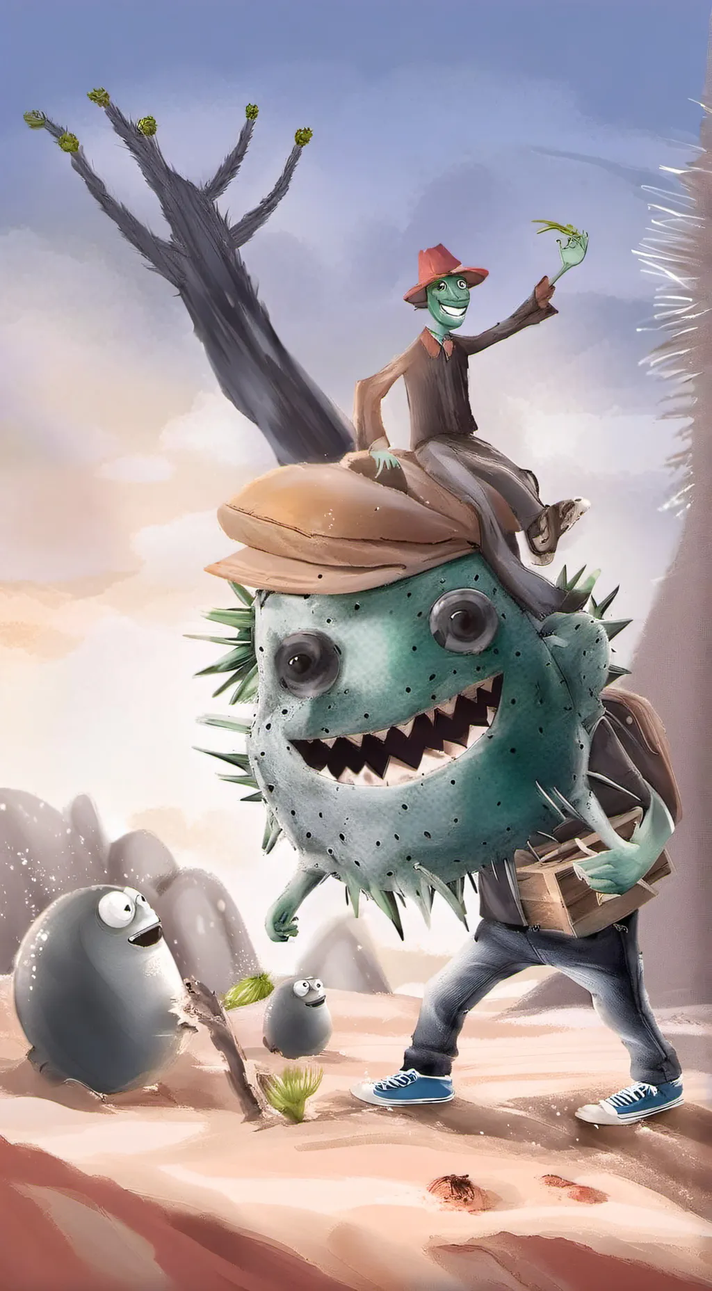 ai character: el hombre Guerrero background