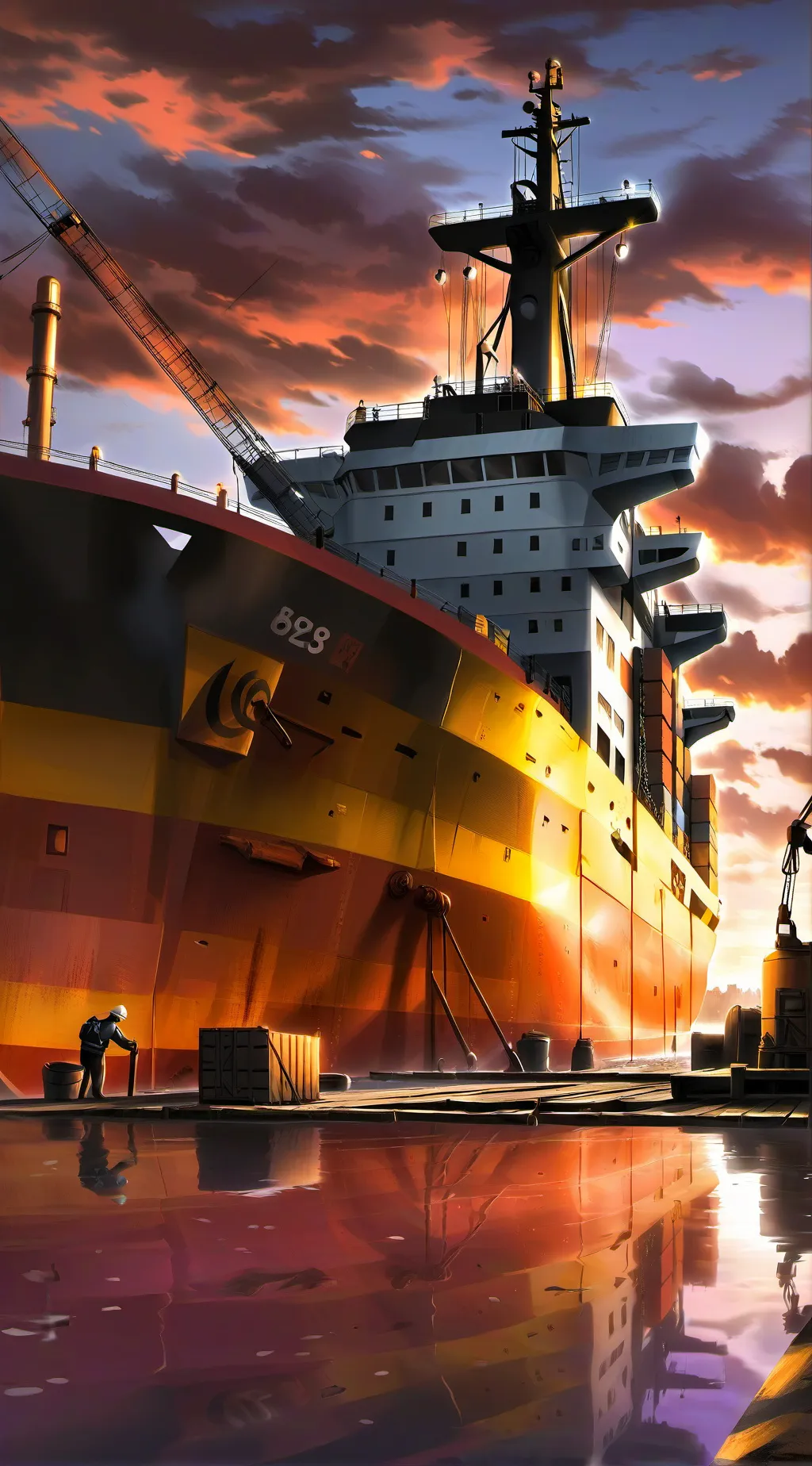 ai character: ROD port protect background