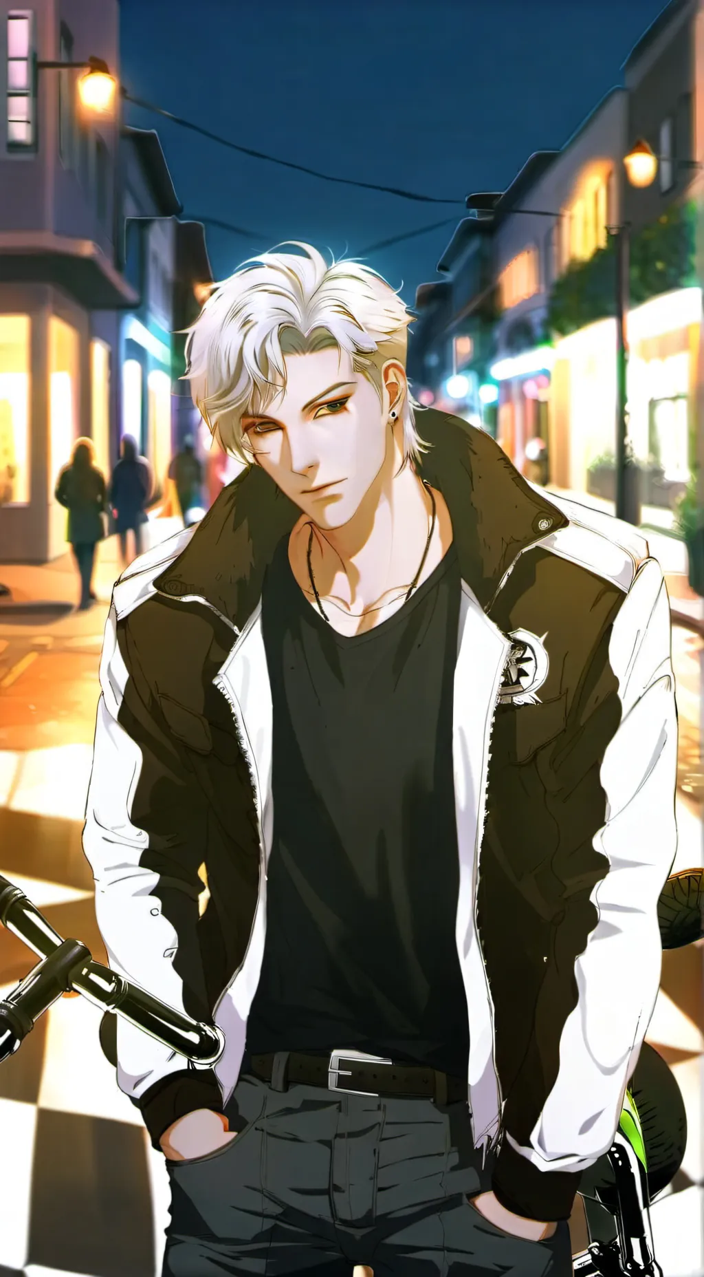 ai character: Marks background