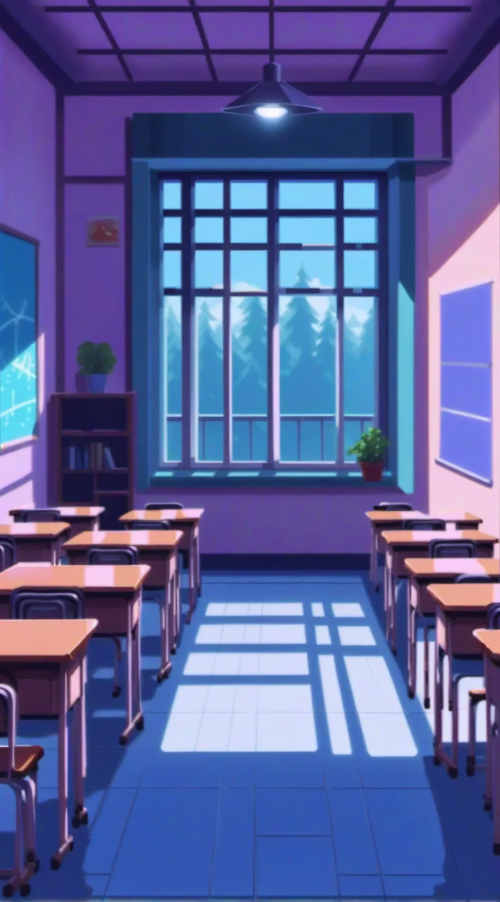 ai character: School background