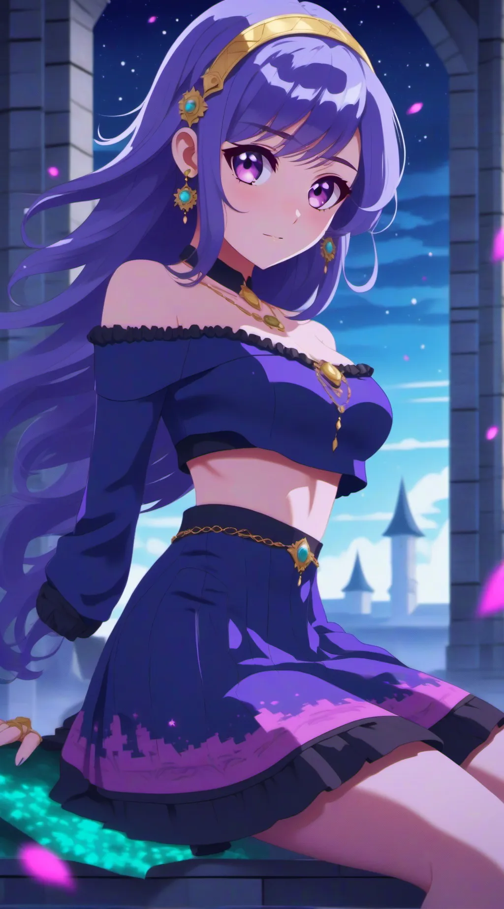 ai character:  🌙 Luna 🌙 background