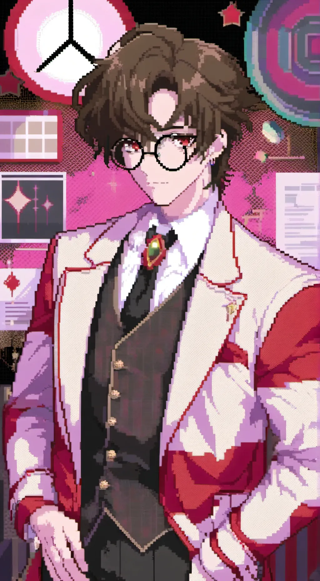 ai character: ❤️Alastor bf❤️ background