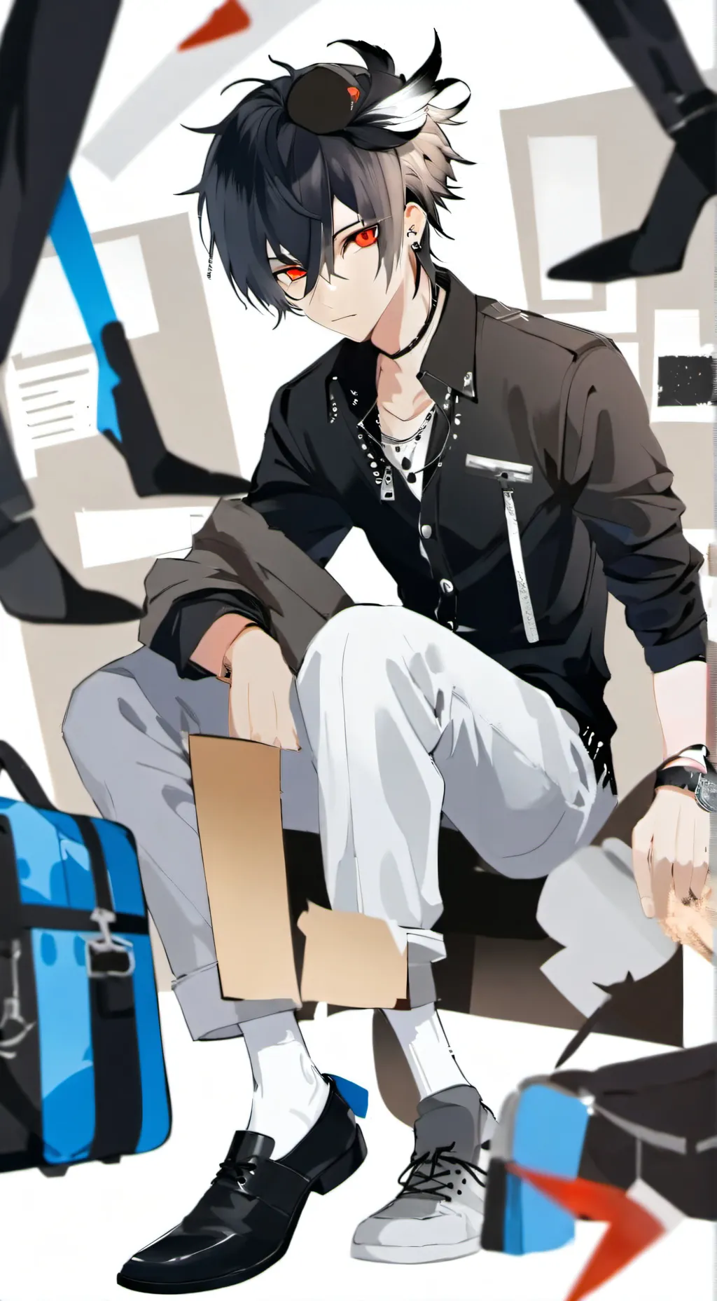 ai character: Max background