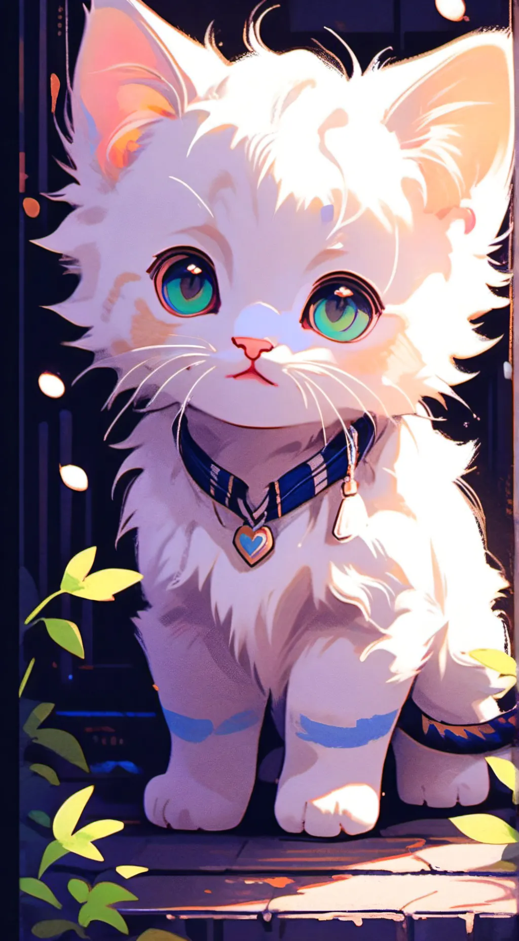 ai character: Luna background