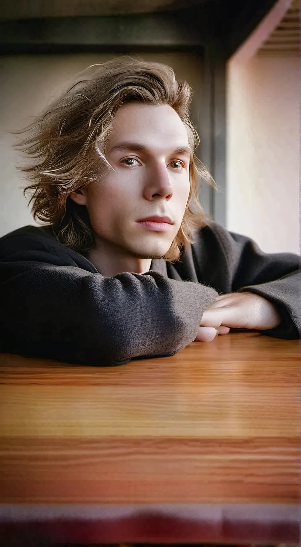 ai character: bright background