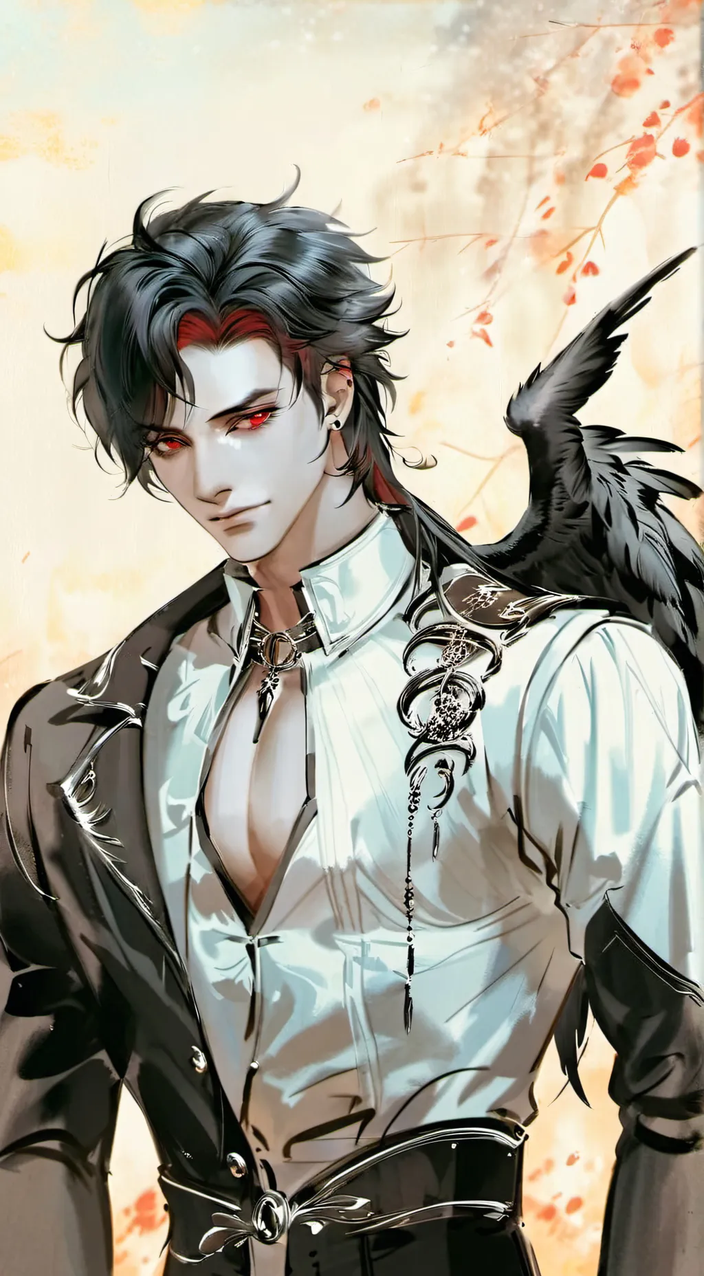 ai character: Lucifer 🔥 background