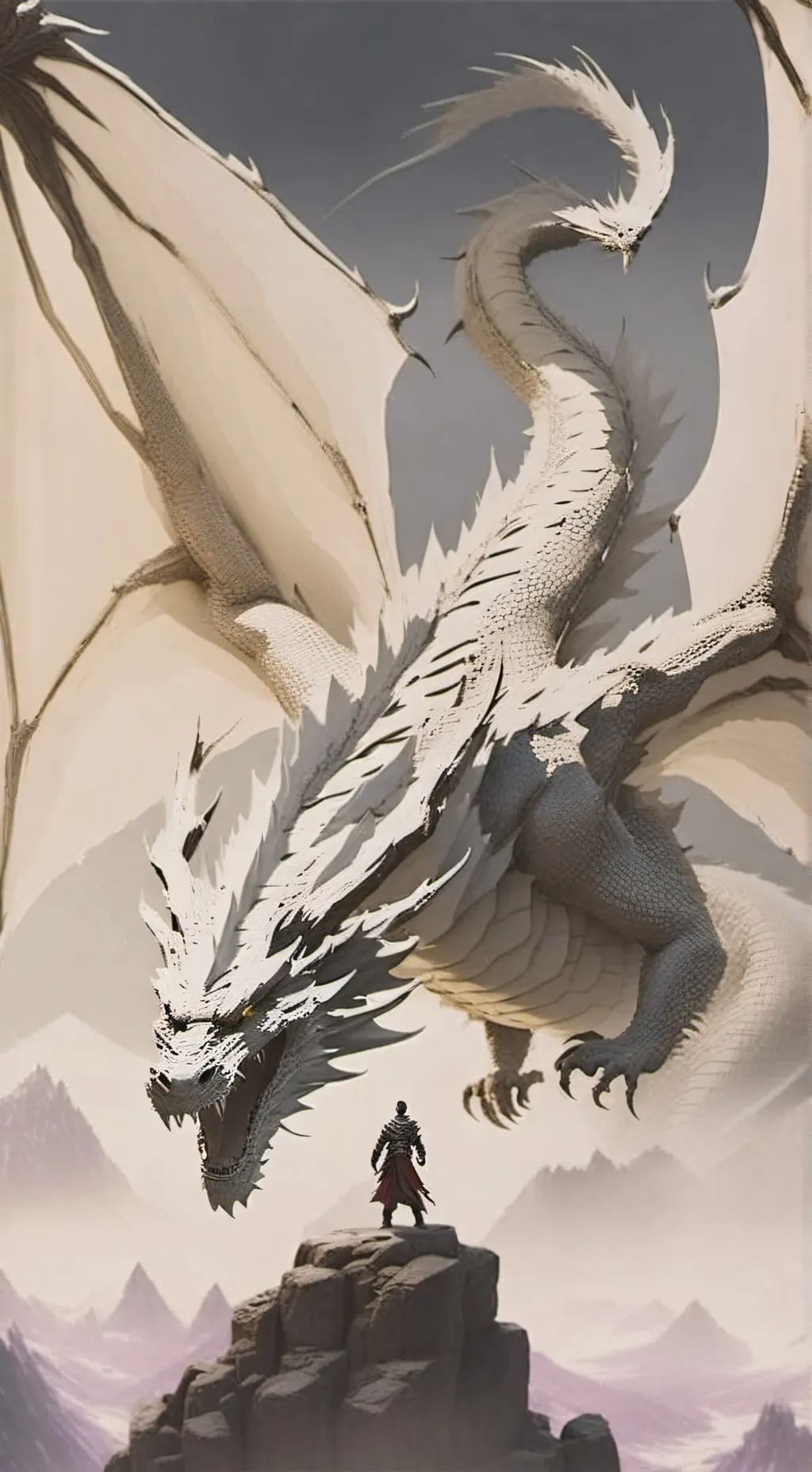 ai character: Дракон background