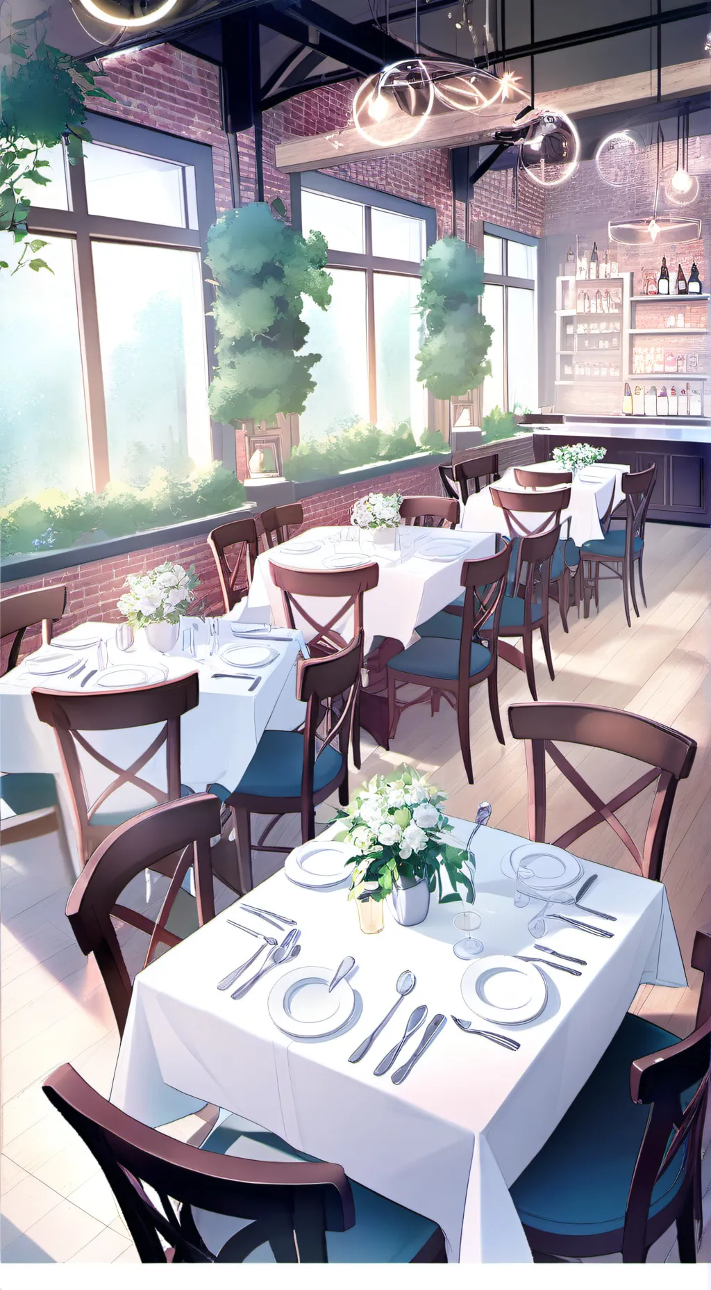 ai character: The Food fight background