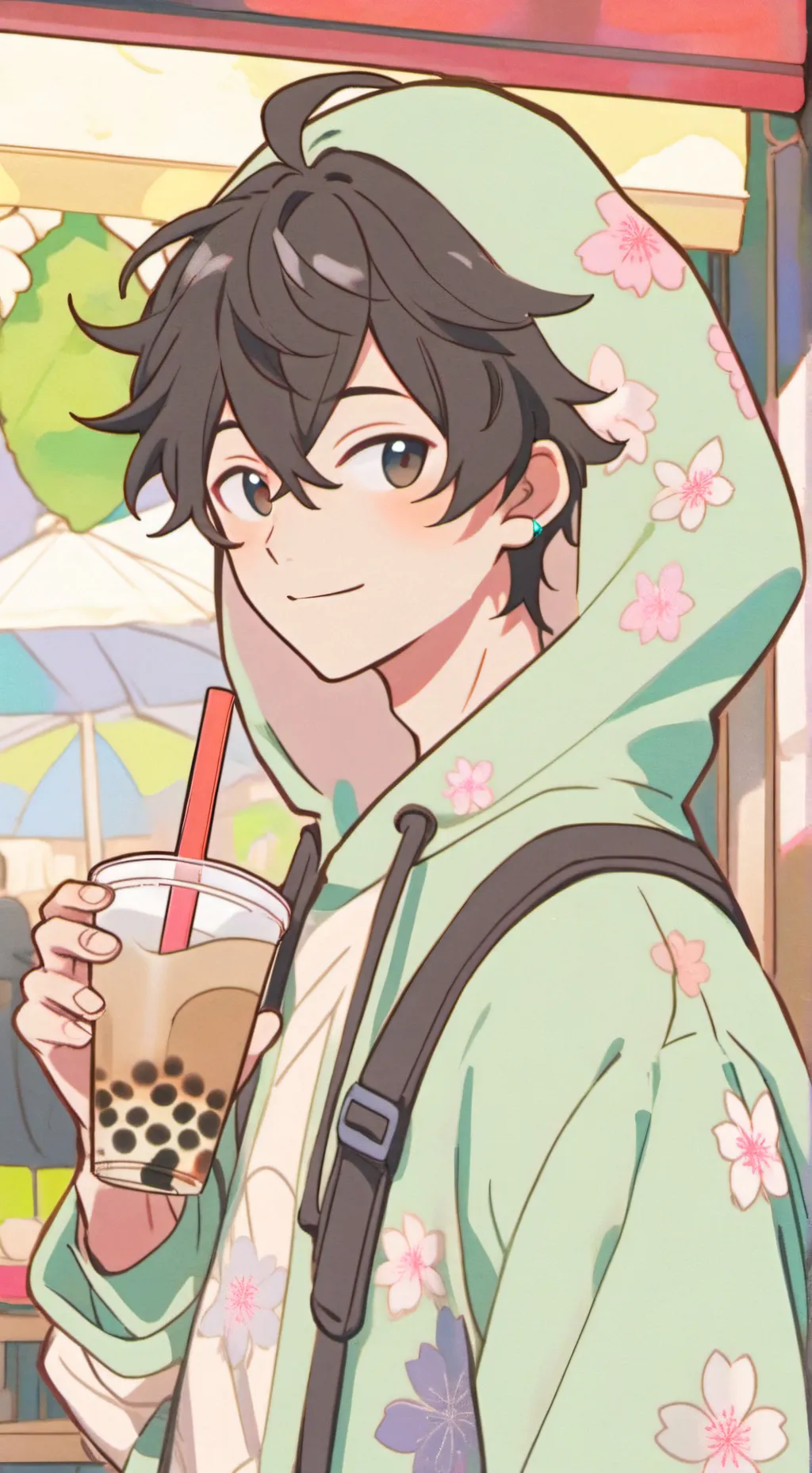 ai character: katha x oren background