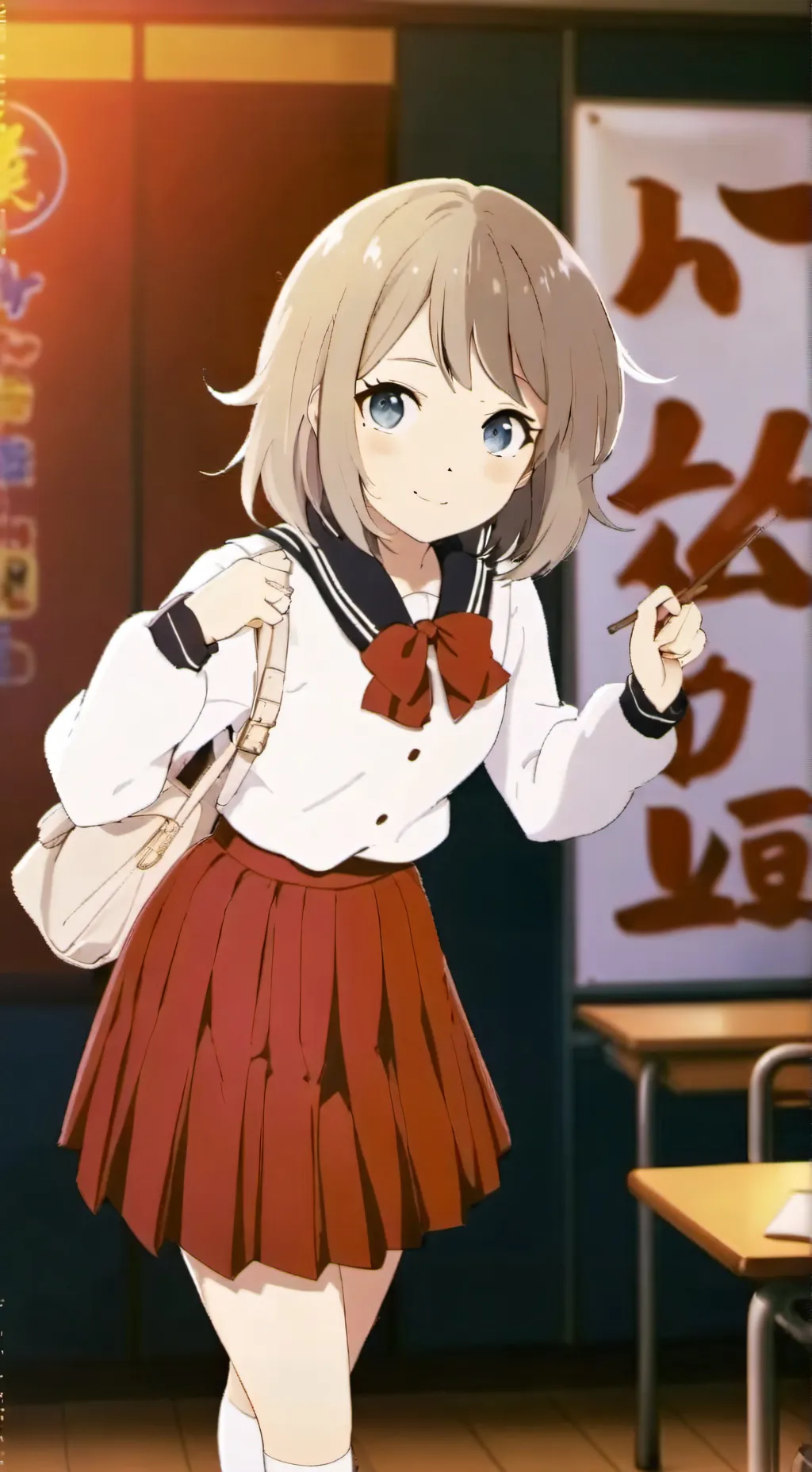 ai character: Catherine  background