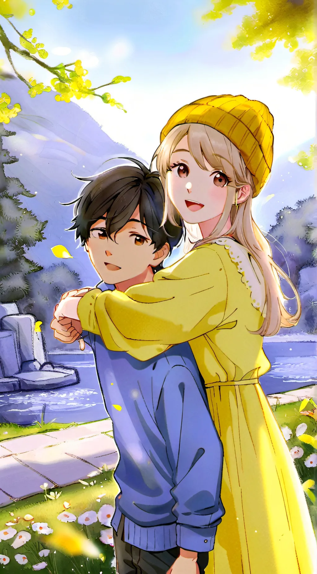 ai character: Mango and Chloe background