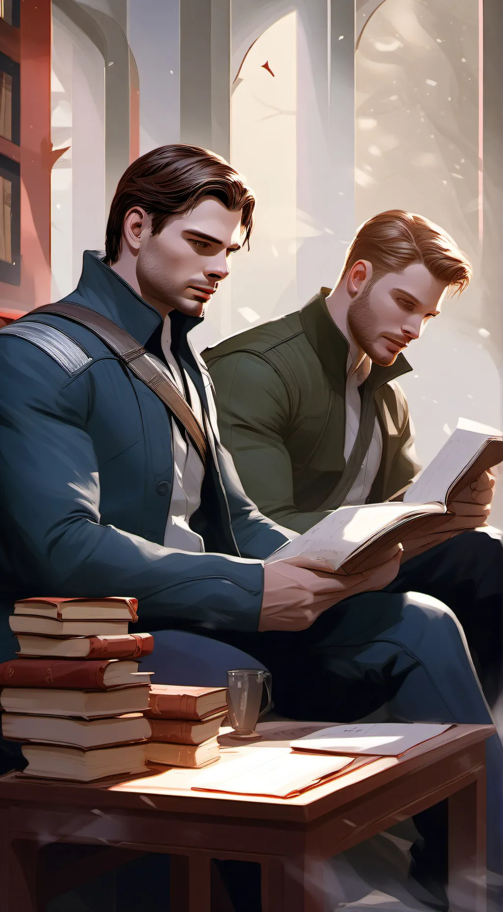 ai character: Avengers Portal background