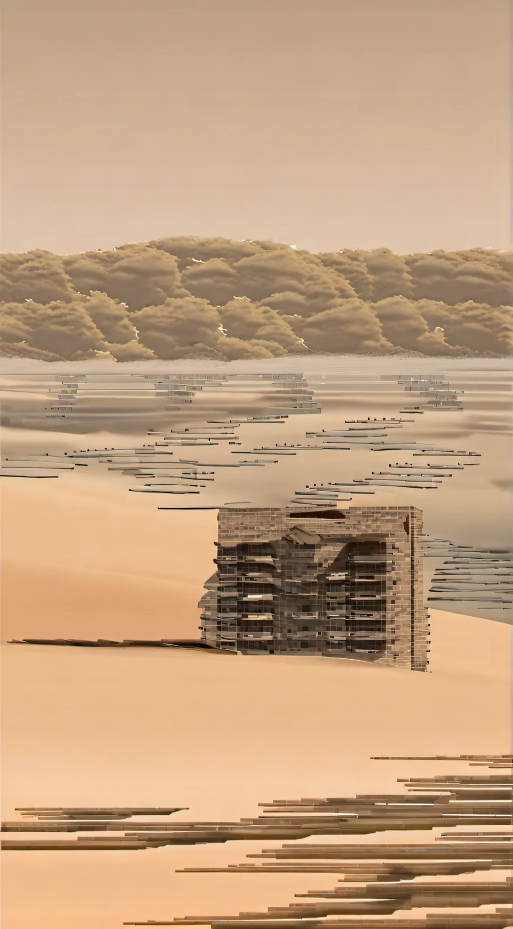 ai character: smiling critters  background