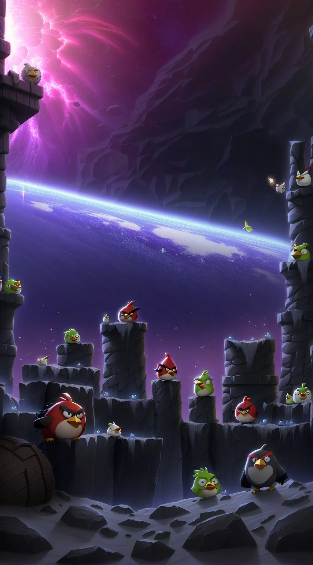 ai character: ab space movie background