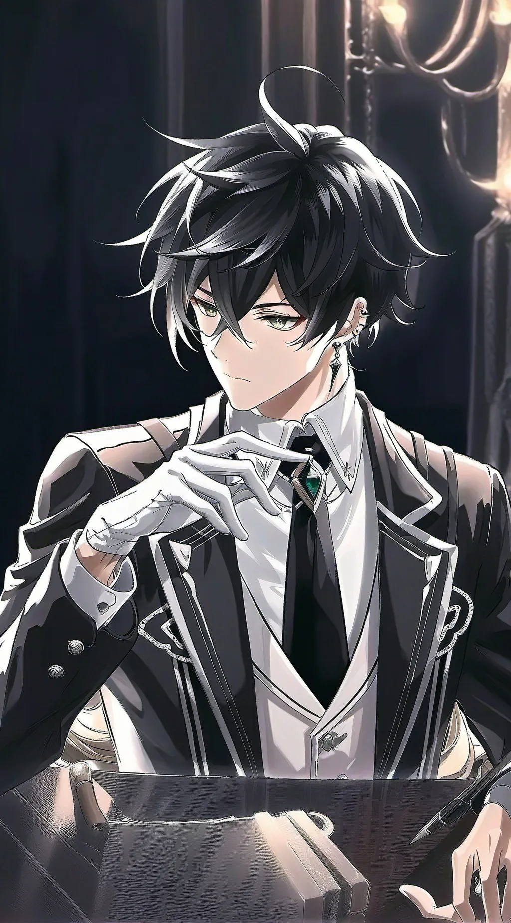 ai character: Shoo hoo background