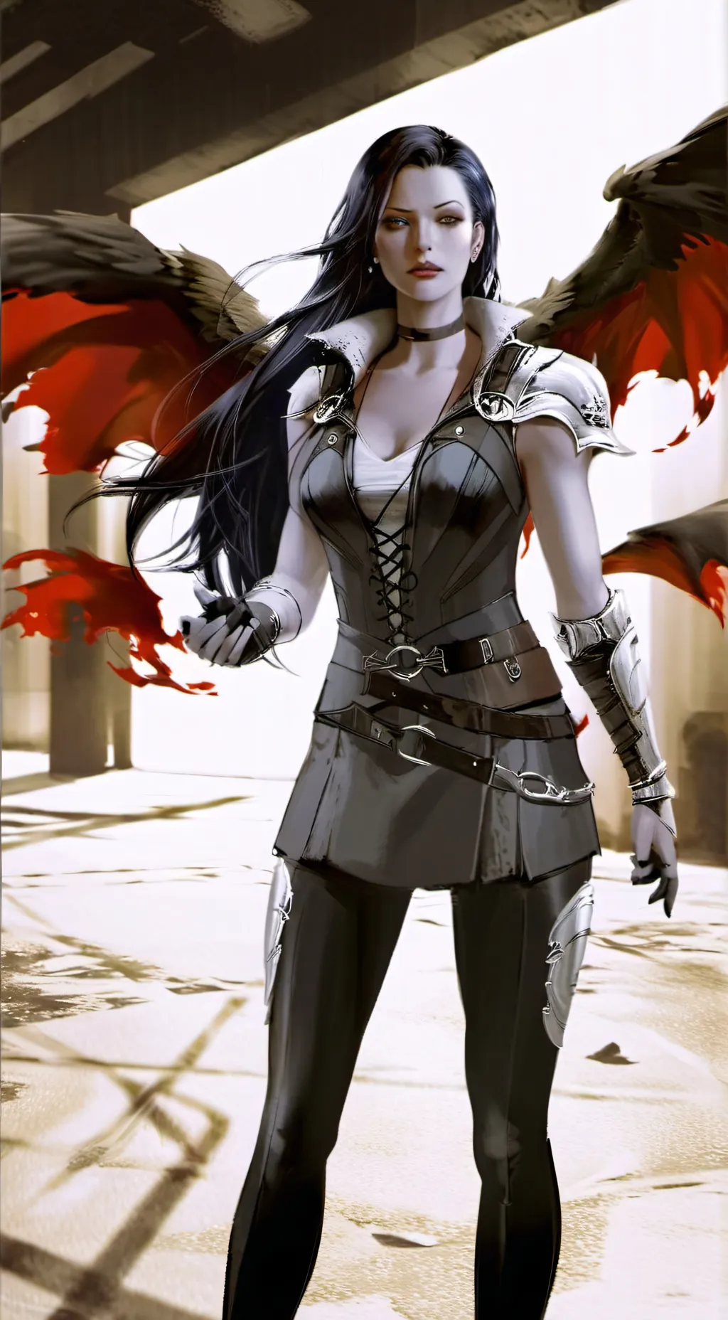 ai character: Akari background