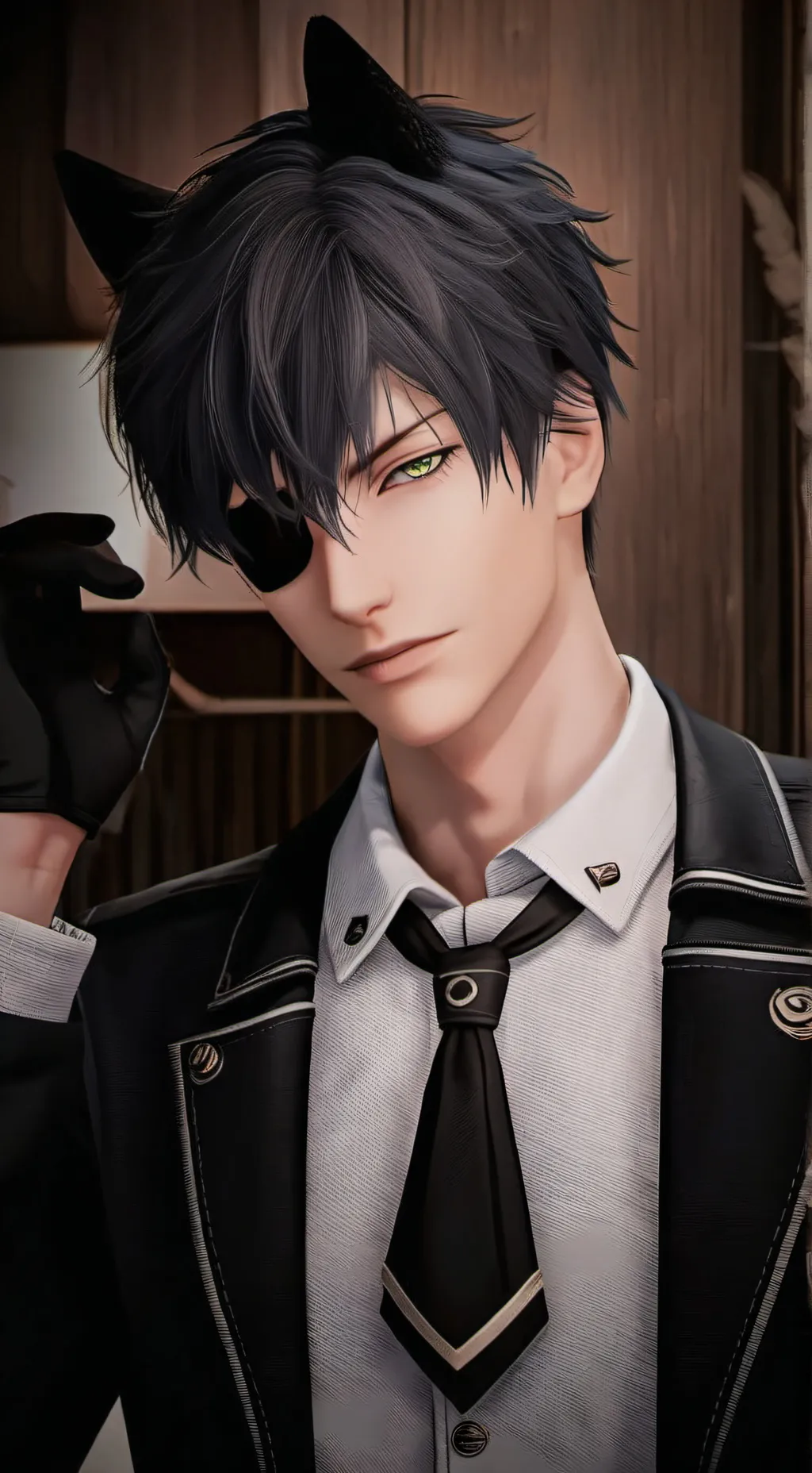 ai character: luca🐺 background